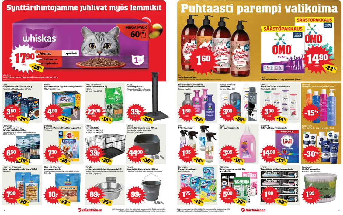 Kaupan Kärkkäinen  tarjoukset voimassa alkaen 22. lokakuuta - 4. marraskuuta 2025 - Tarjouslehti sivu 8
