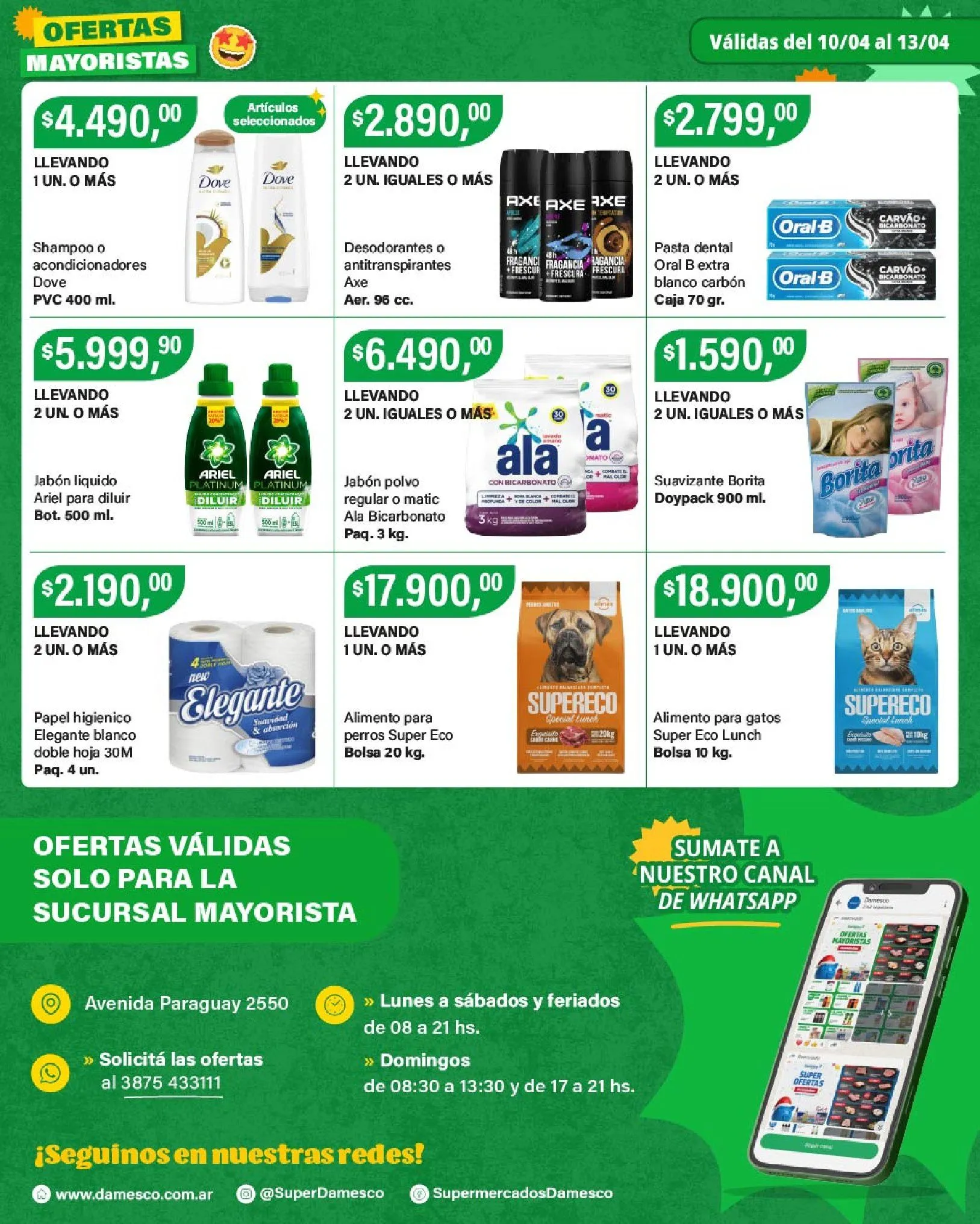 Ofertas de Damesco Ofertas 10 de abril al 13 de abril 2026 - Página 8 del catálogo