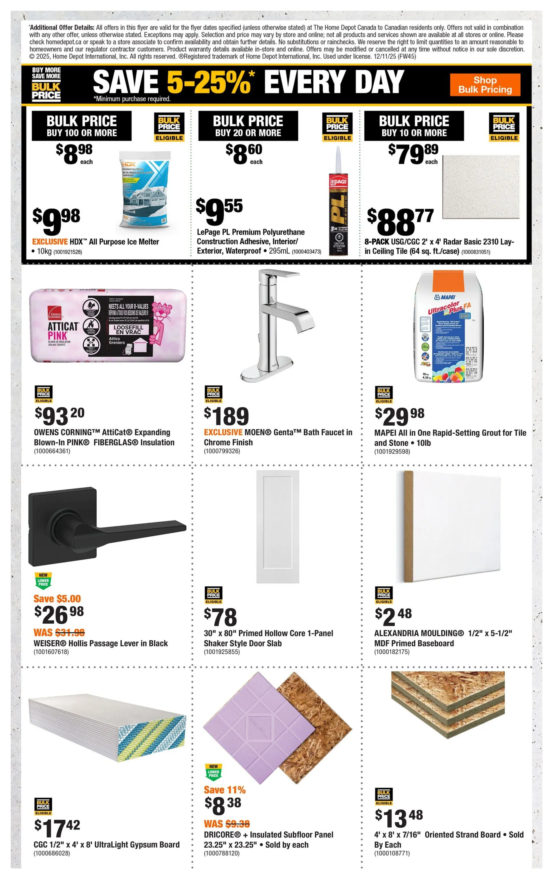 The Home Depot Sales from December 11 to December 17 2025 - flyer page 8