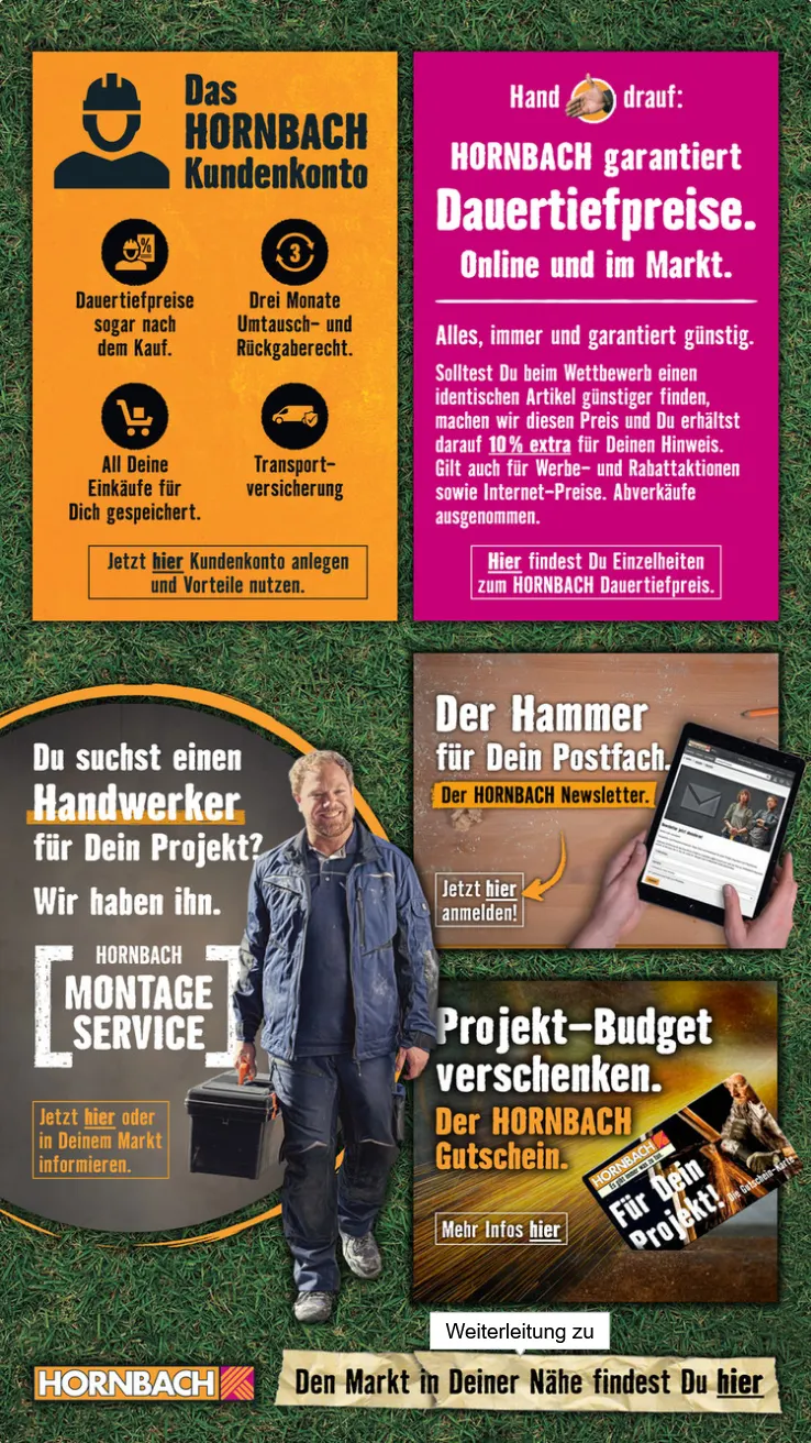 Hornbach von 8. Juli bis 14. Juli 2026 - Flugblätt seite 8