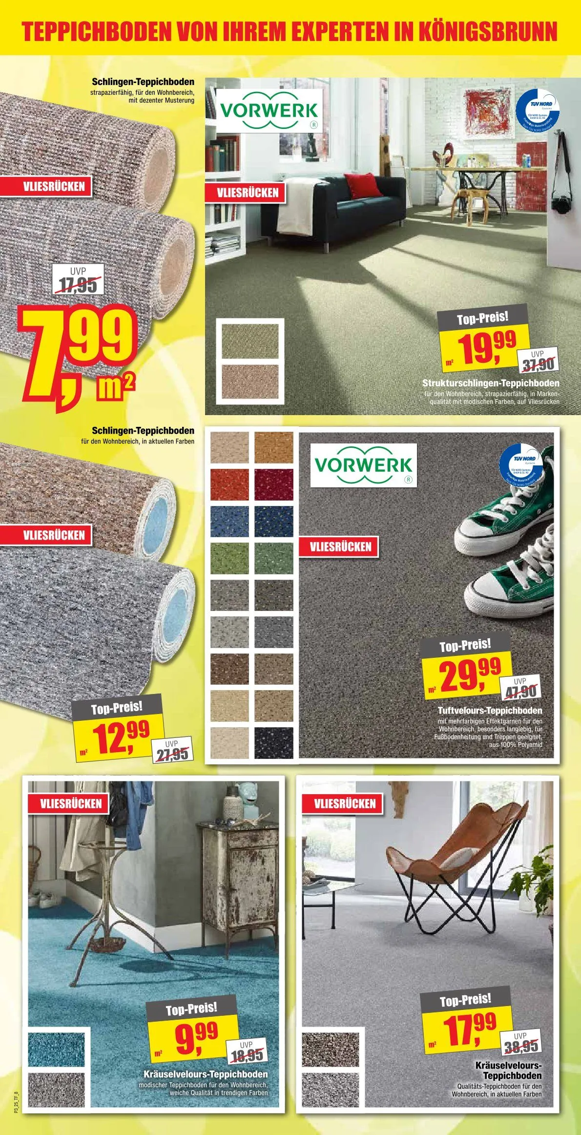 Ihr Teppichfreund Prospekte von 14. März bis 22. März 2025 - Prospekt seite 8