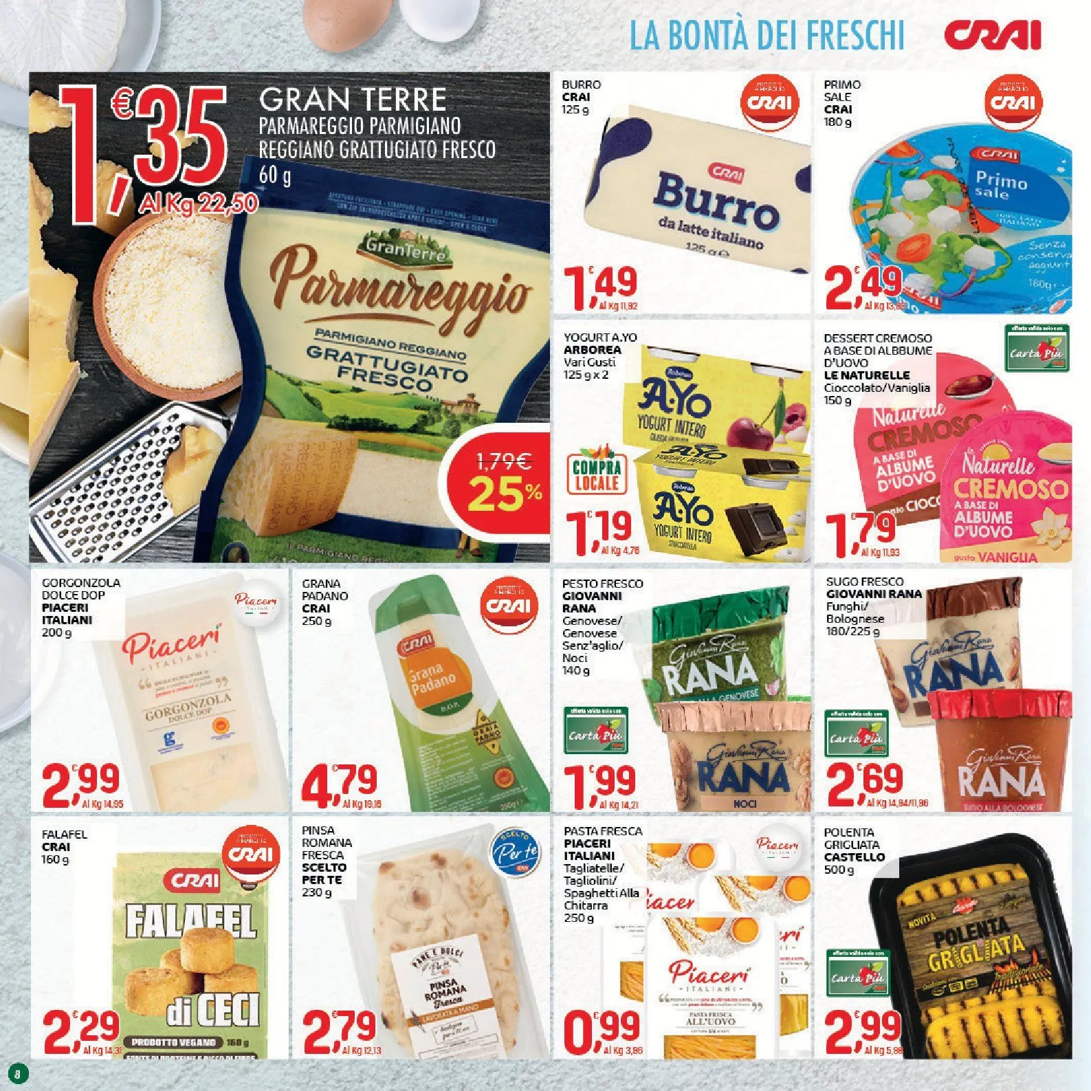 Volantini Crai da 8 gennaio a 18 gennaio di 2026 - Pagina del volantino 8