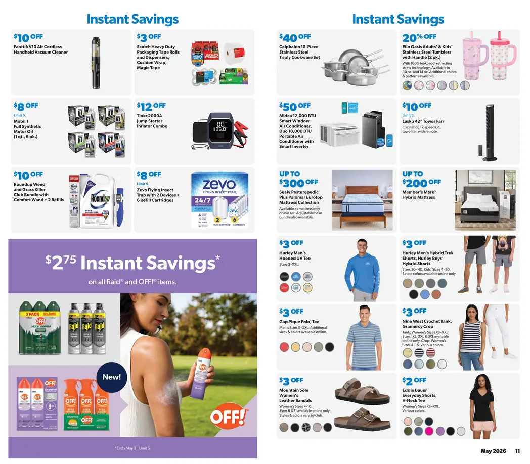 Weekly ad Sam ´s club Sales from April 1 to May 31 2026 - Page 8