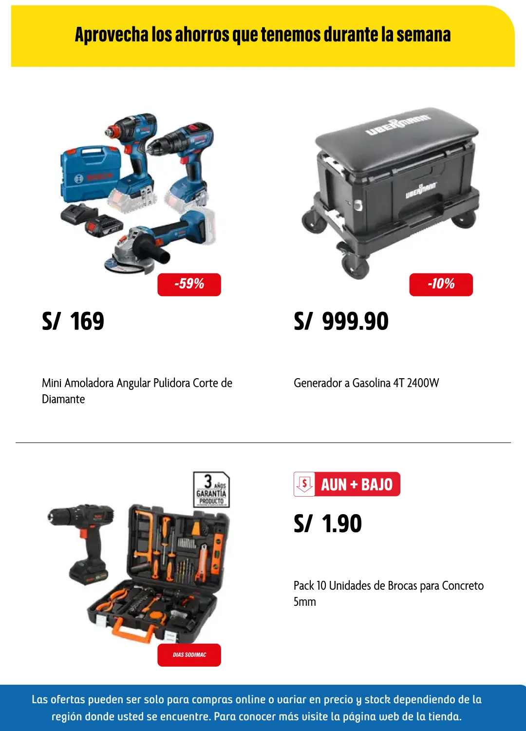 Catalogo de Ofertas Sodimac 25 de marzo al 10 de abril 2026 - Pag 8