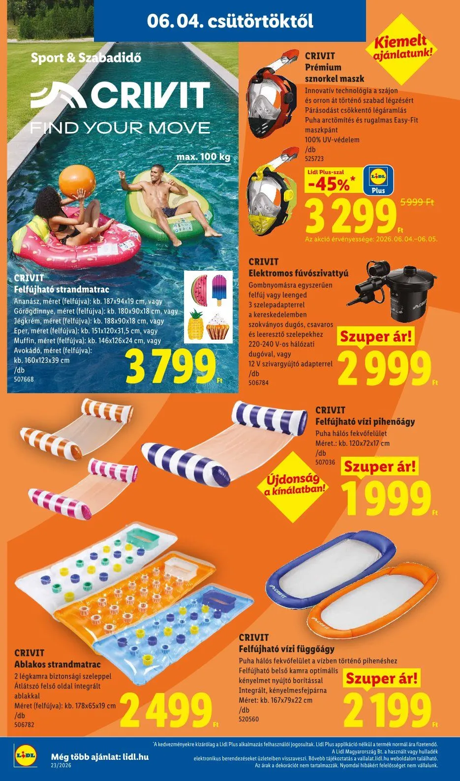 Katalógus Lidl legfrissebb ajánlatai június 4.-tól június 4.-ig 2026. - Oldal 8