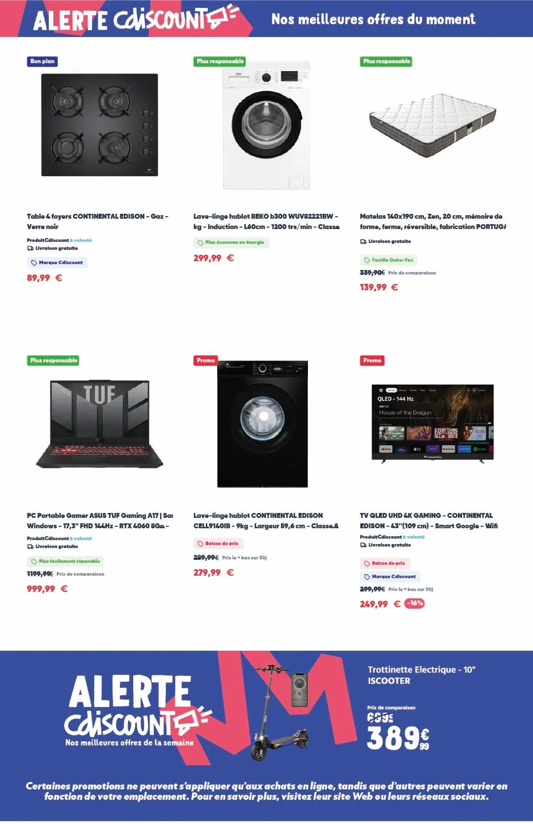 Cdiscount Offres et réductions du 24 avril au 8 mai 2025 - Catalogue page 7