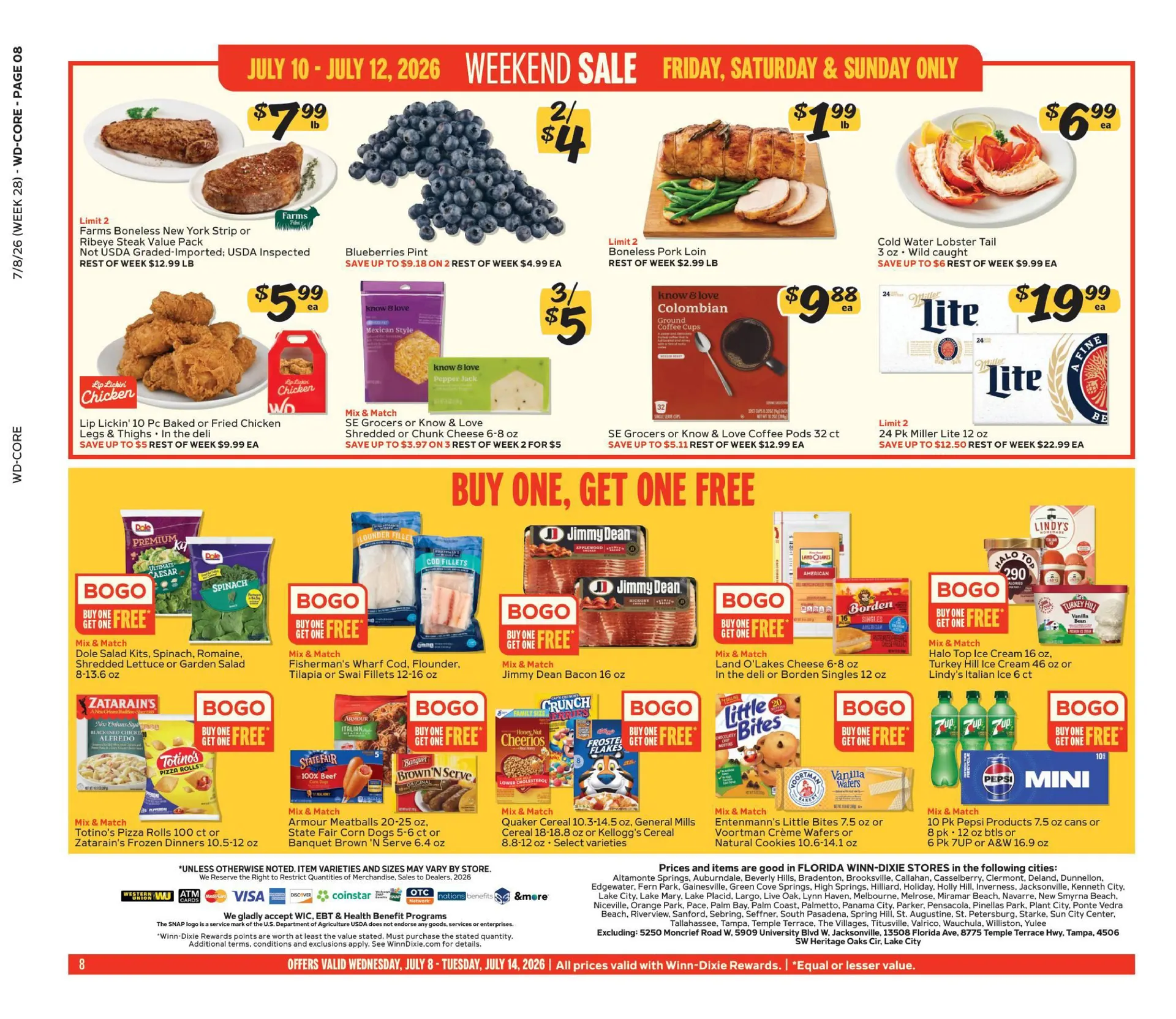Weekly ad Winn Dixie Sales from July 8 to July 14 2026 - Page 8