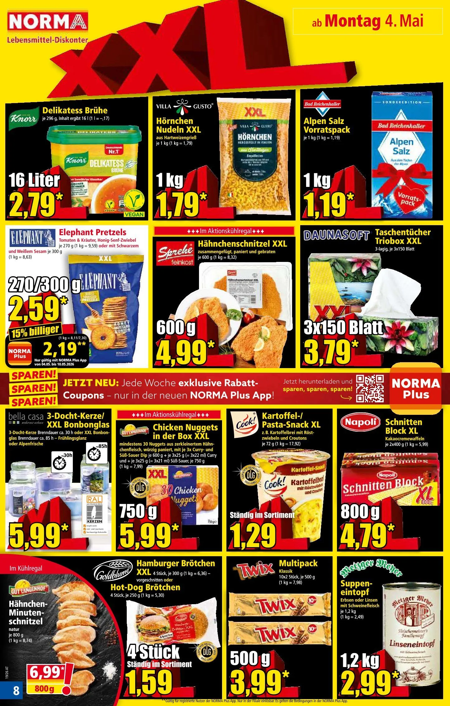  Norma Prospekte  von 27. April bis 4. Mai 2026 - Flugblätt seite  8