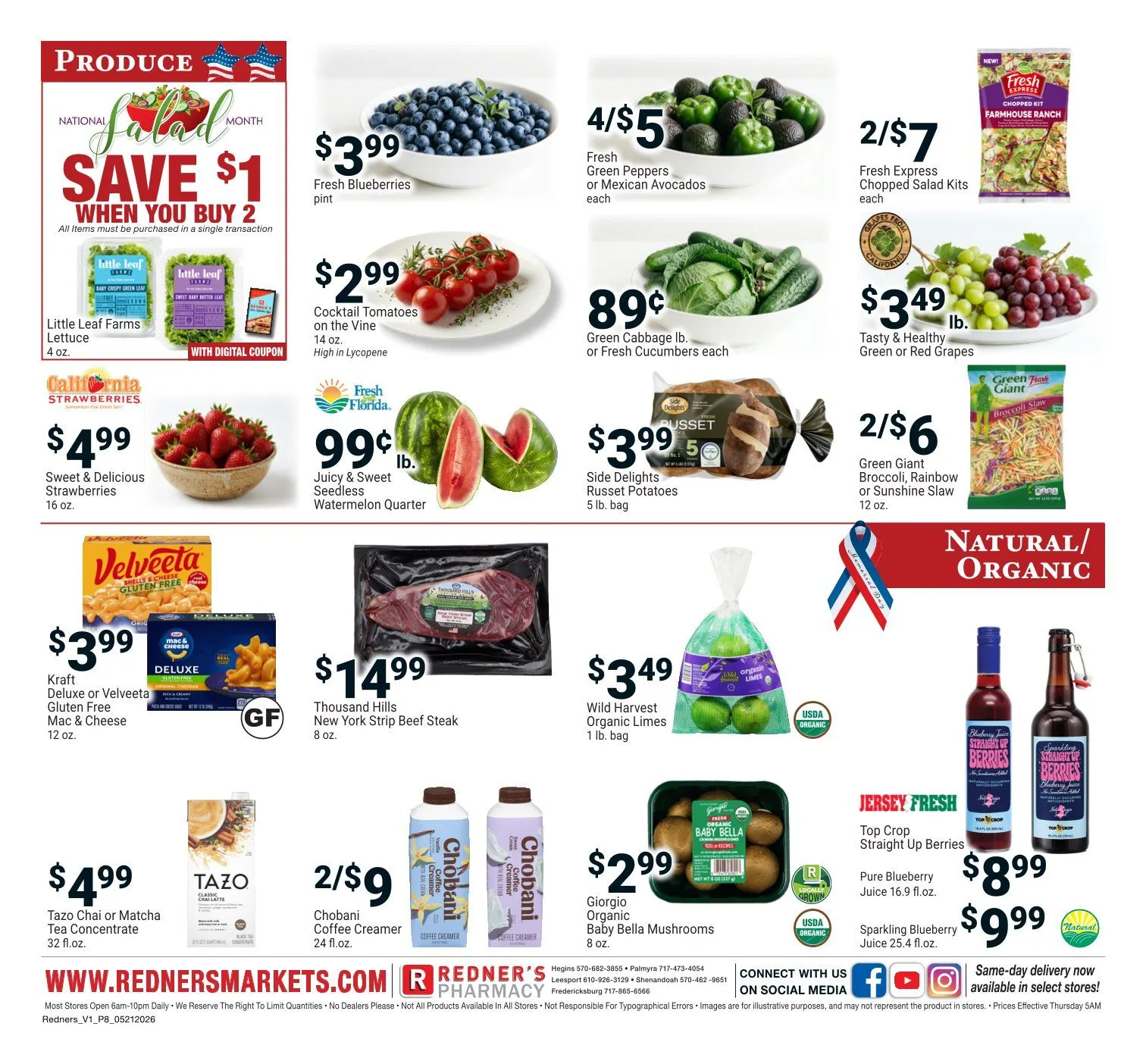 Weekly ad Redner's Market Sales from May 21 to May 27 2026 - Page 8