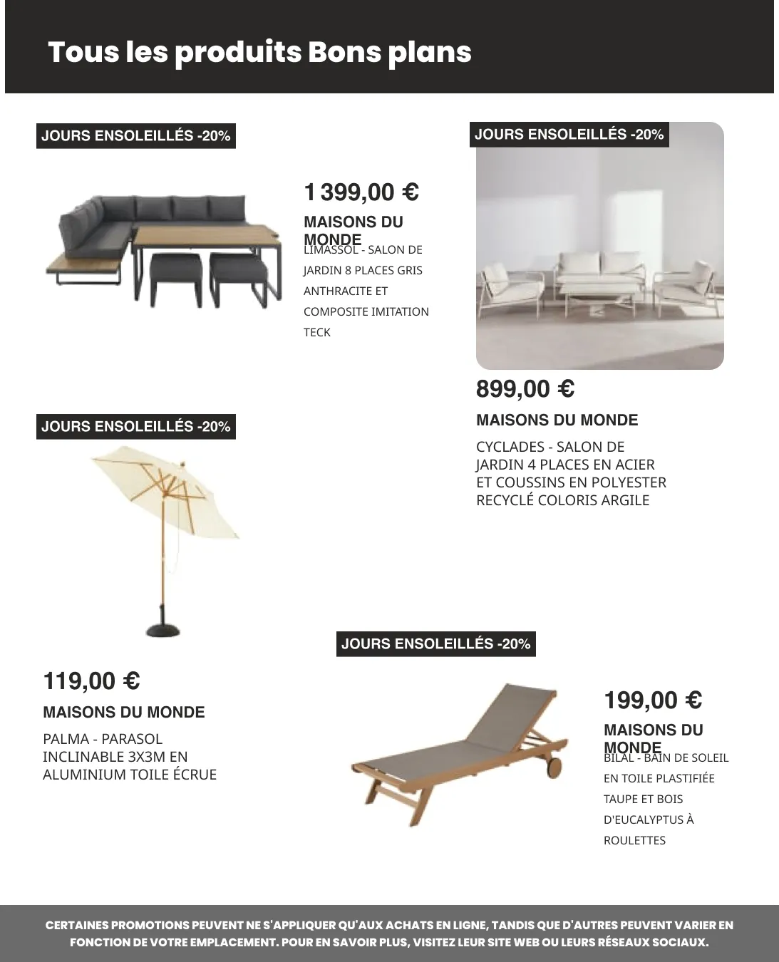 Catalogues Maisons du Monde du 11 juin au 25 juin 2026 - Catalogue page 8