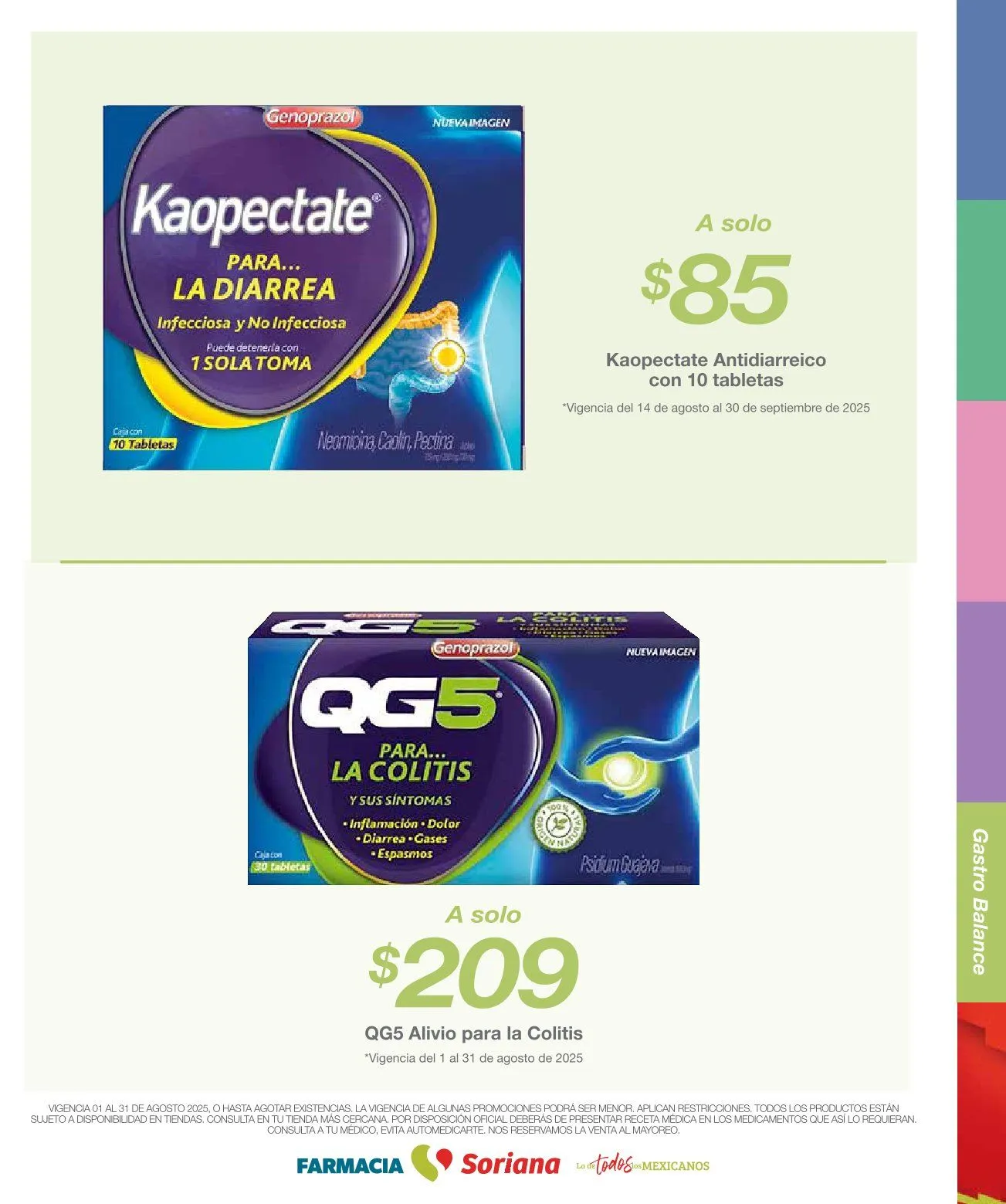 Catálogo de Soriana Ofertas Farmacia del Mes 1 de agosto al 31 de agosto 2025 - Pagina 8