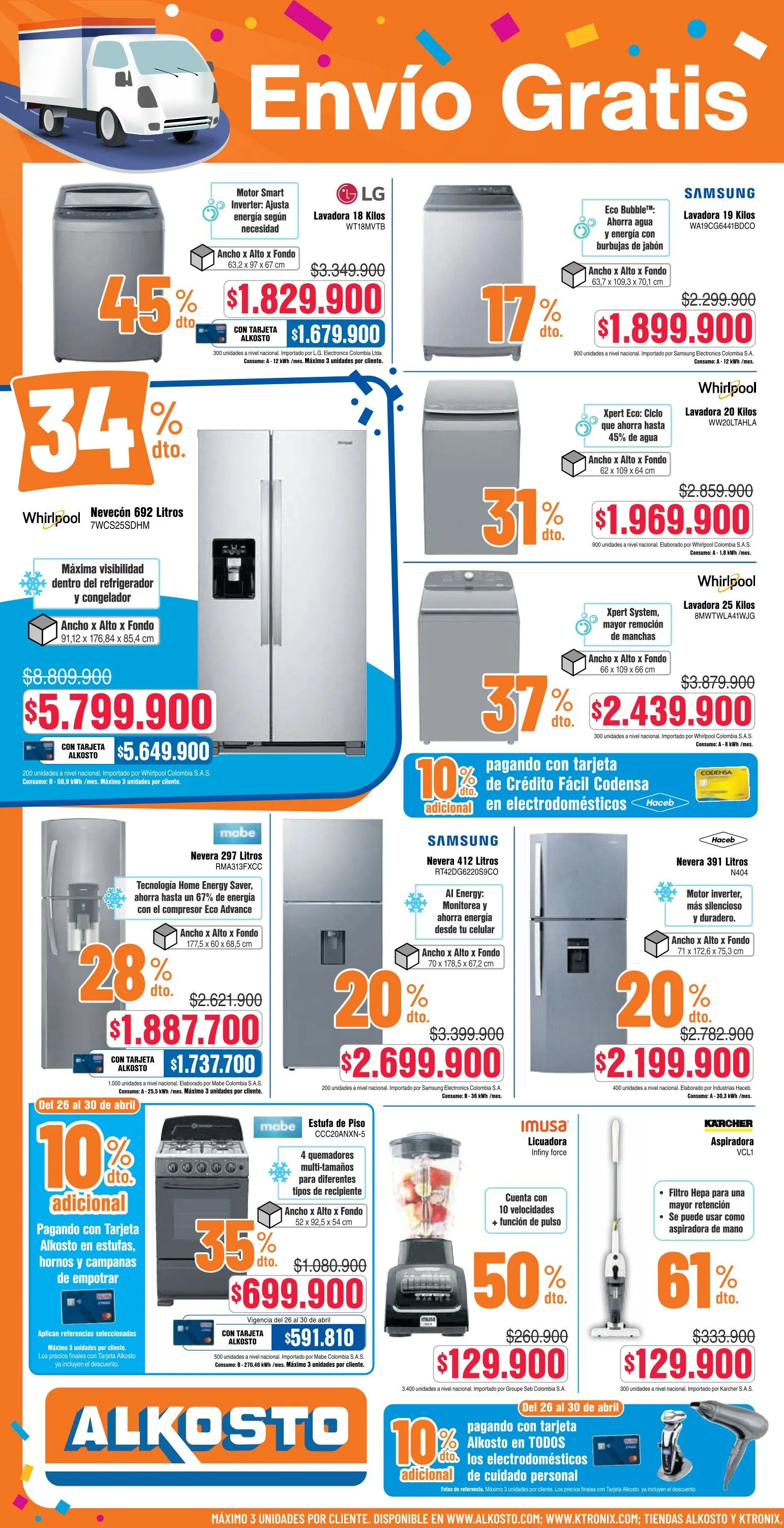 Catalogo de Alkosto Ofertas 26 de abril al 2 de mayo 2025 - Pag 8