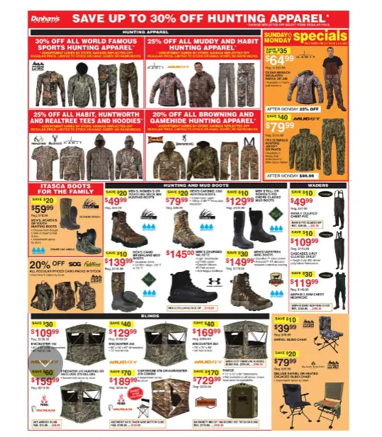 Weekly ad Dunham's Sports Sales from October 4 to October 9 2025 - Page 6