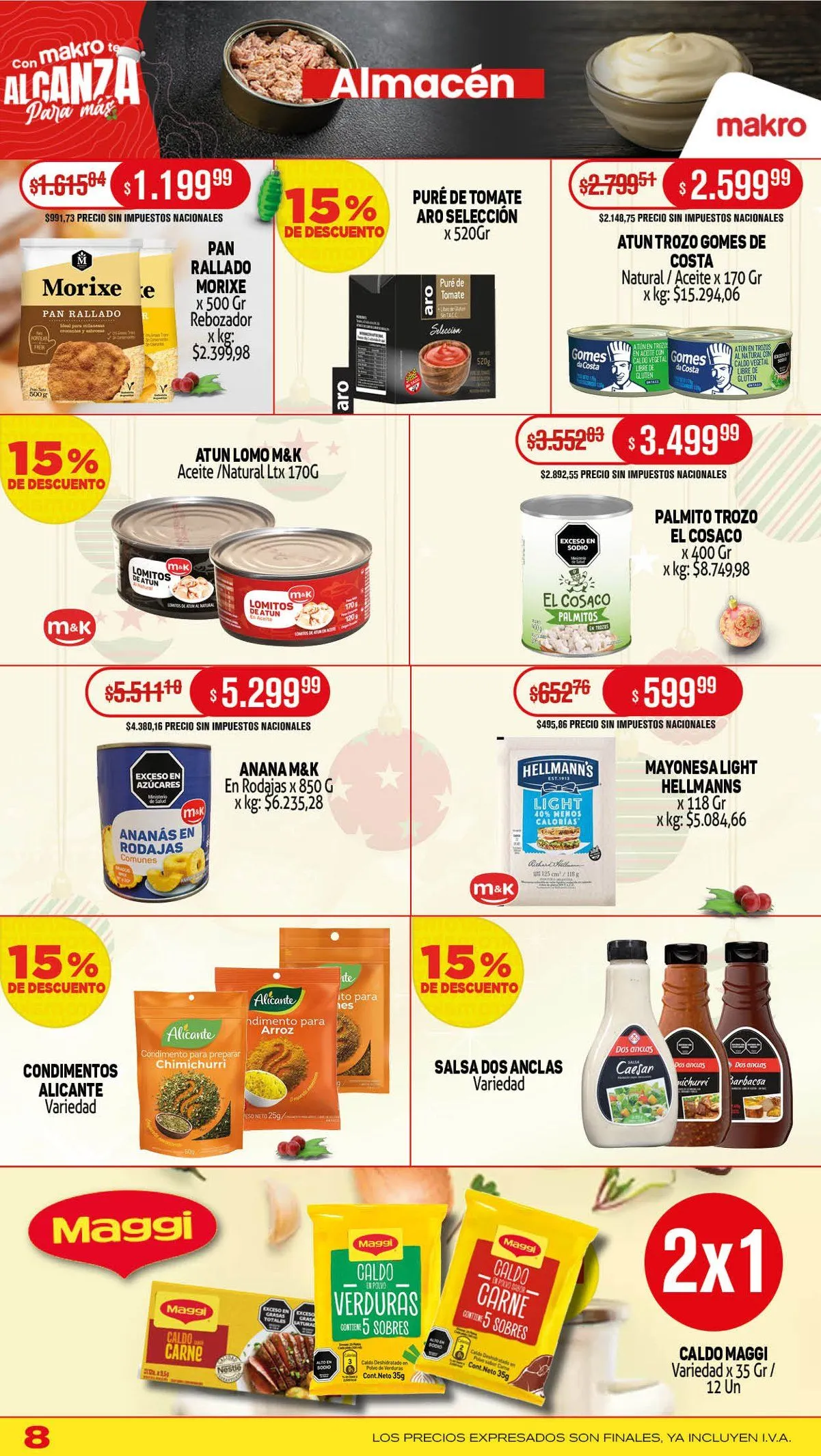 Ofertas de  Makro Ofertas 18 de diciembre al 24 de diciembre 2025 - Página 8 del catálogo