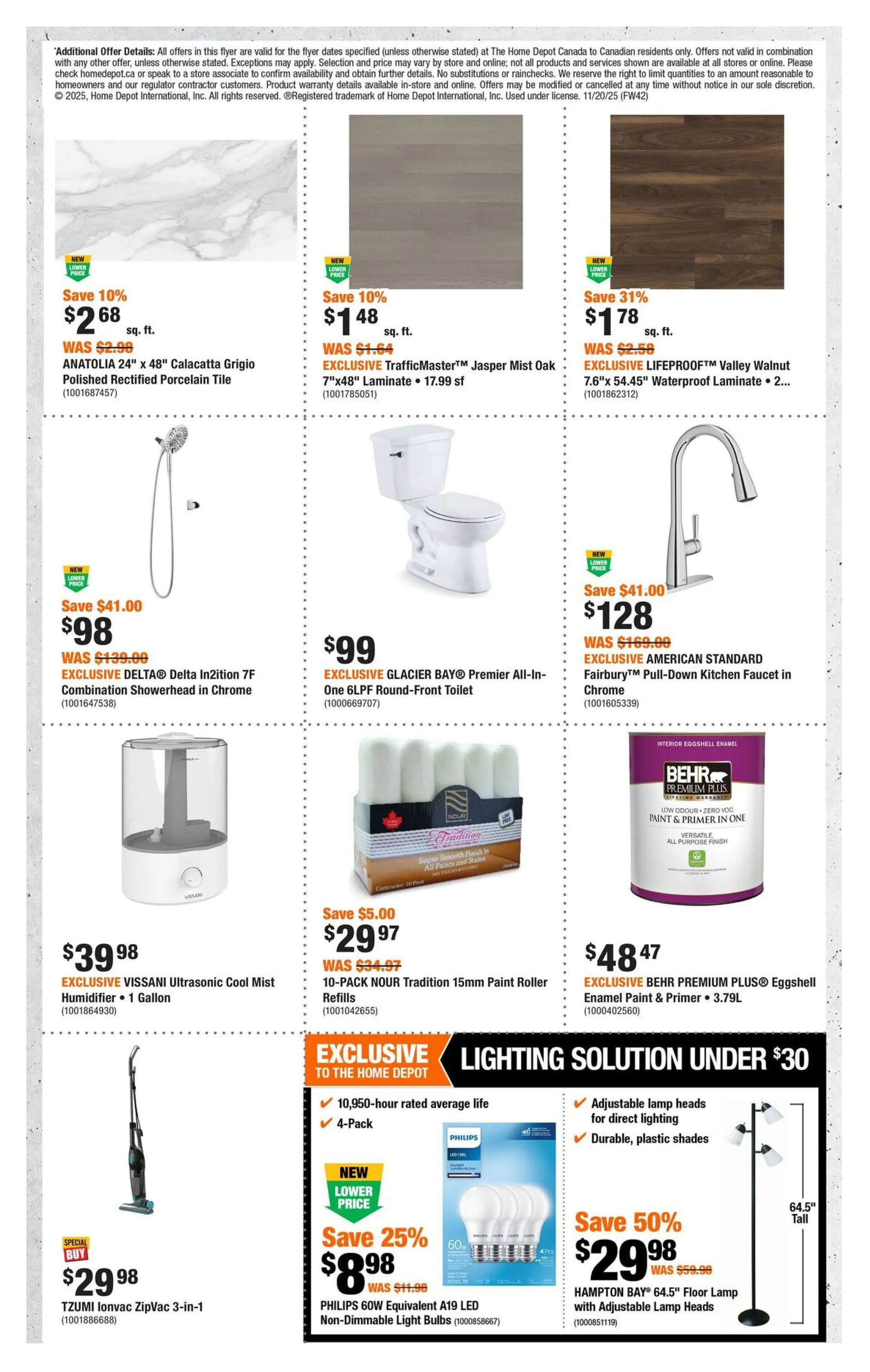 The Home Depot  Sales from November 20 to November 26 2025 - flyer page 8