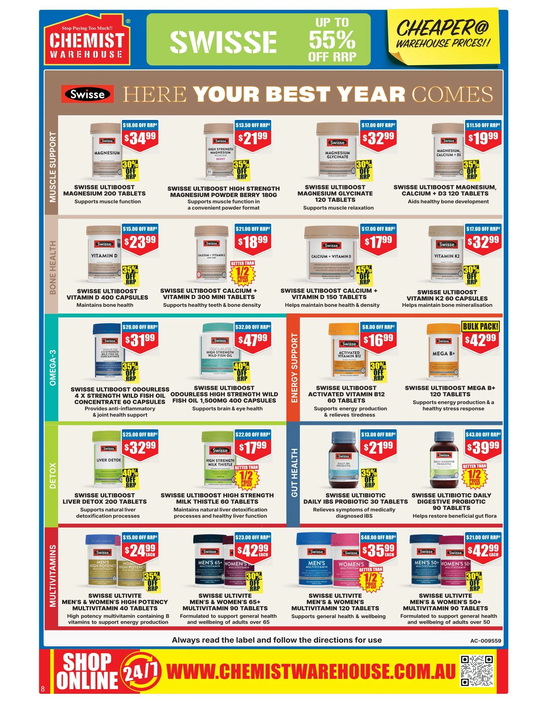  Chemist Warehouse Catalogues  - Catalogue valid from 1 January to 14 January 2026 - page 8