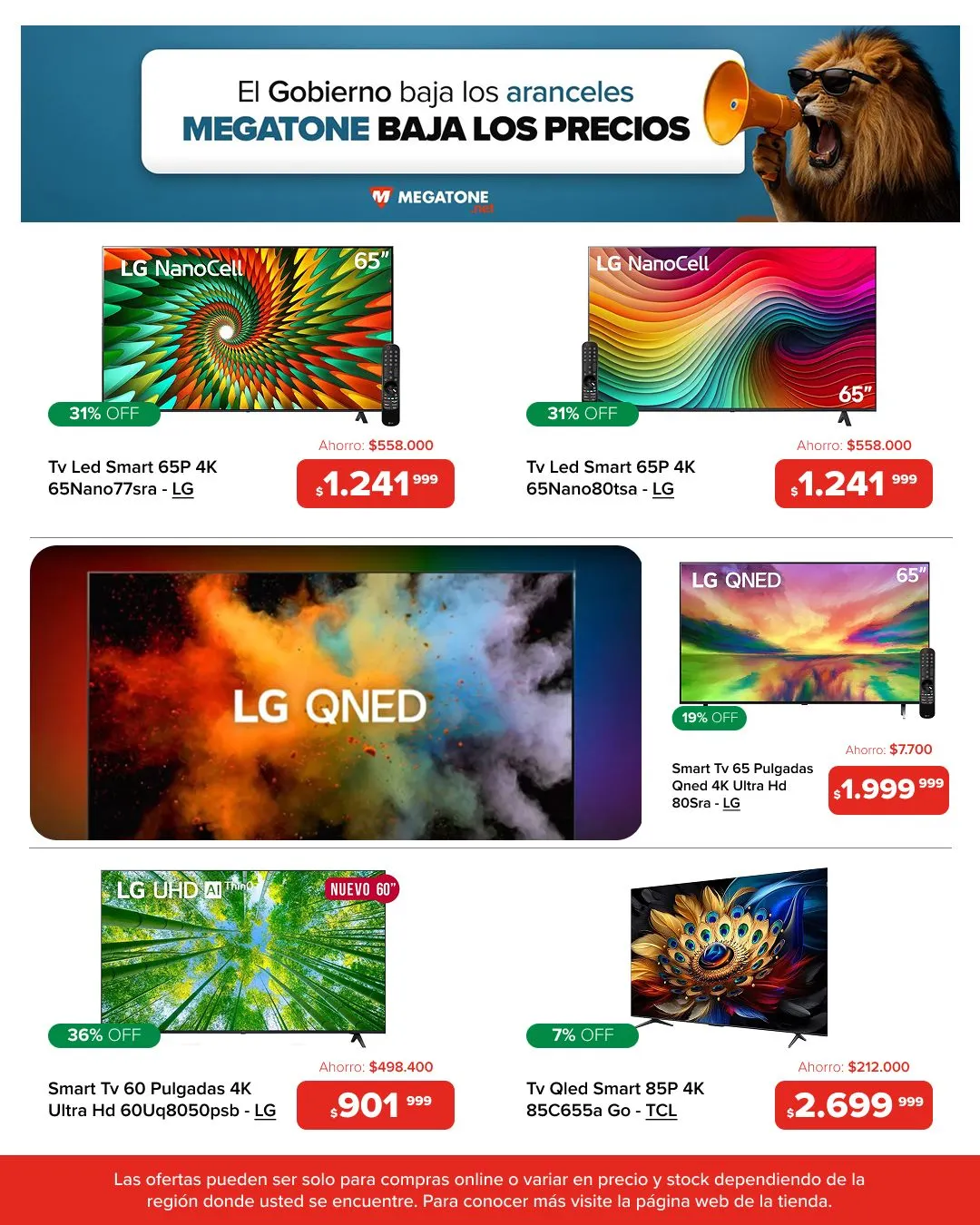 Ofertas de Megatone Ofertas semanales 21 de mayo al 4 de junio 2025 - Página 7 del catálogo