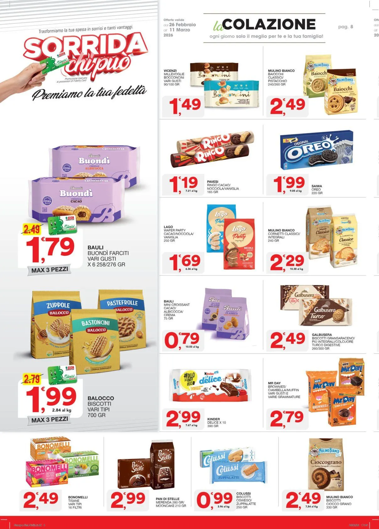 Volantini Sisa da 26 febbraio a 11 marzo di 2026 - Pagina del volantino 8