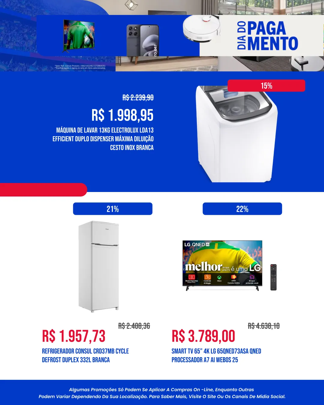 Encarte de Casas Bahia Ofertas 8 de junho até 27 de junho 2026 - Pagina 8