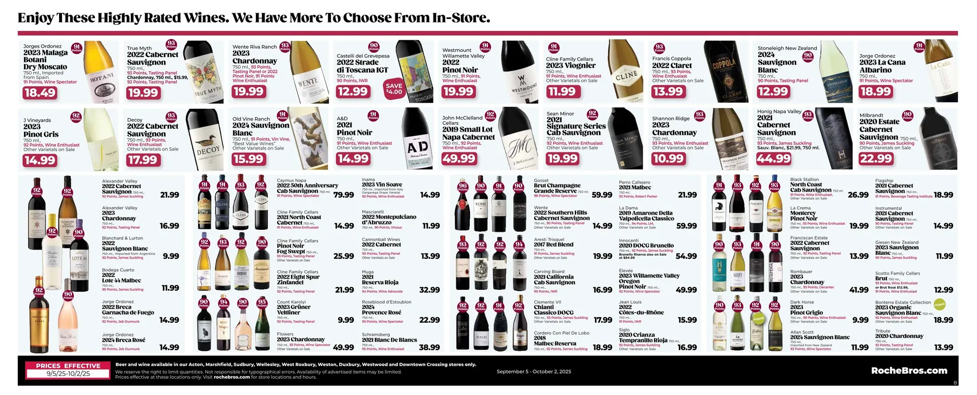 Weekly ad Roche Bros. Sales from September 5 to September 11 2025 - Page 8