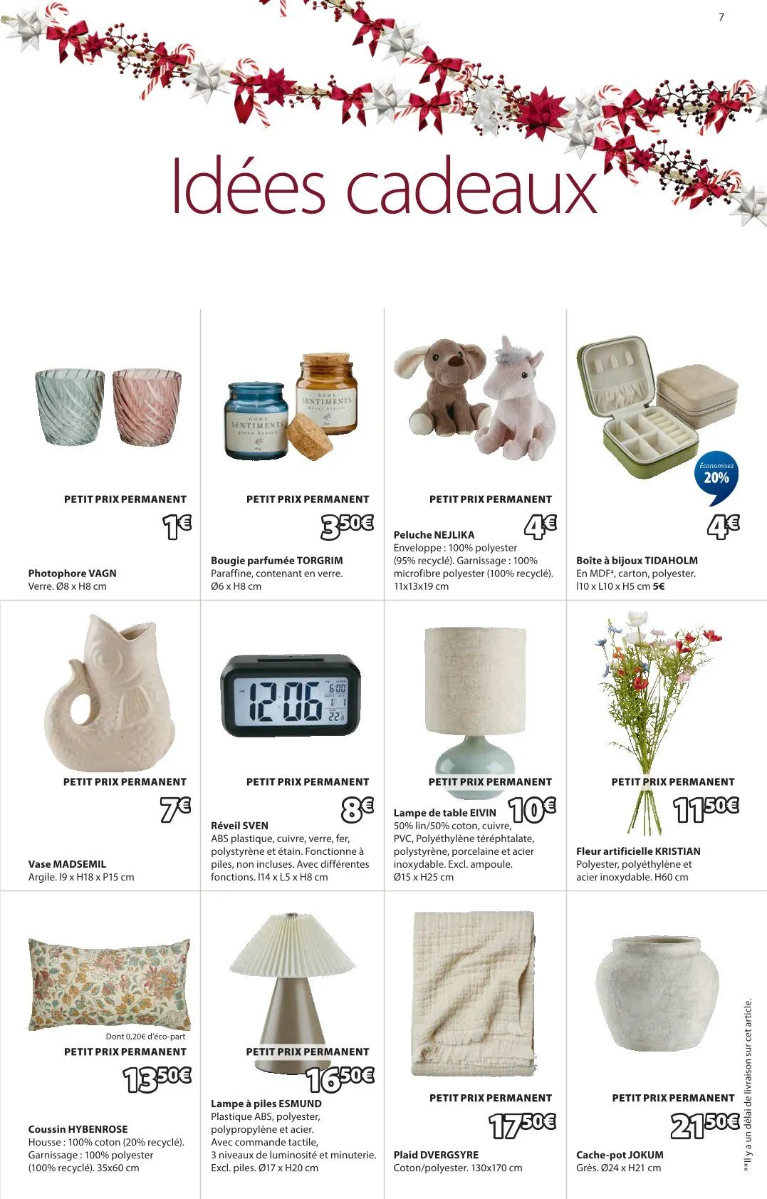  JYSK Catalogue du 9 décembre au 31 décembre 2025 - Catalogue page 7