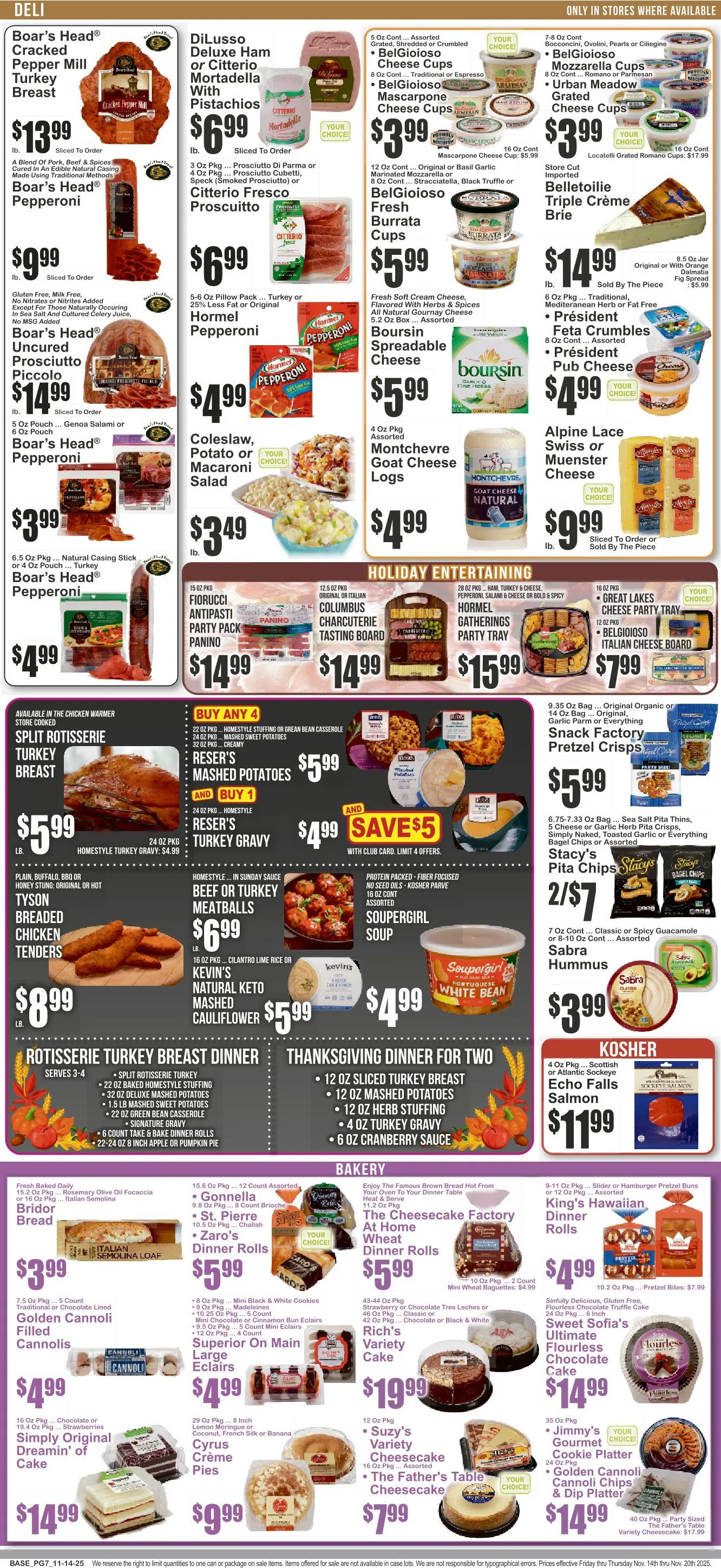 Weekly promotion Food Universe Sales spanning from November 17 to November 20 2025 - Page 8 for Catalogue 365