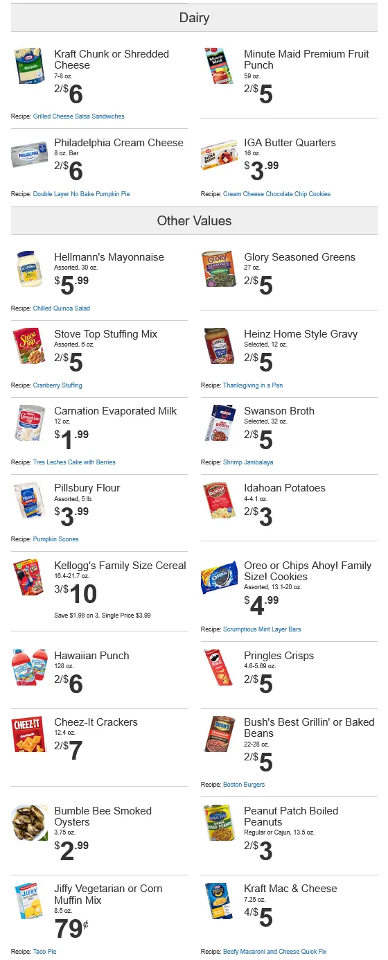 Weekly ad Rowe's IGA Supermarkets Sales from December 17 to December 23 2025 - Page 8