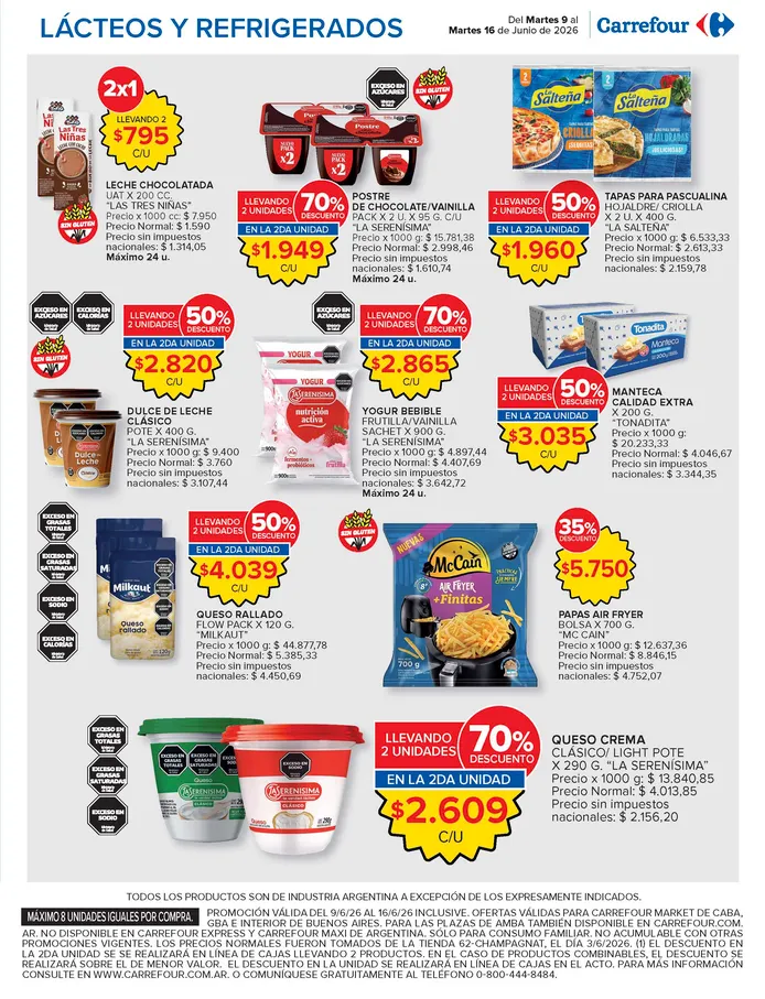 Ofertas de Ofertas Carrefour Market 9 de junio al 16 de junio 2026 - Página 8 del catálogo