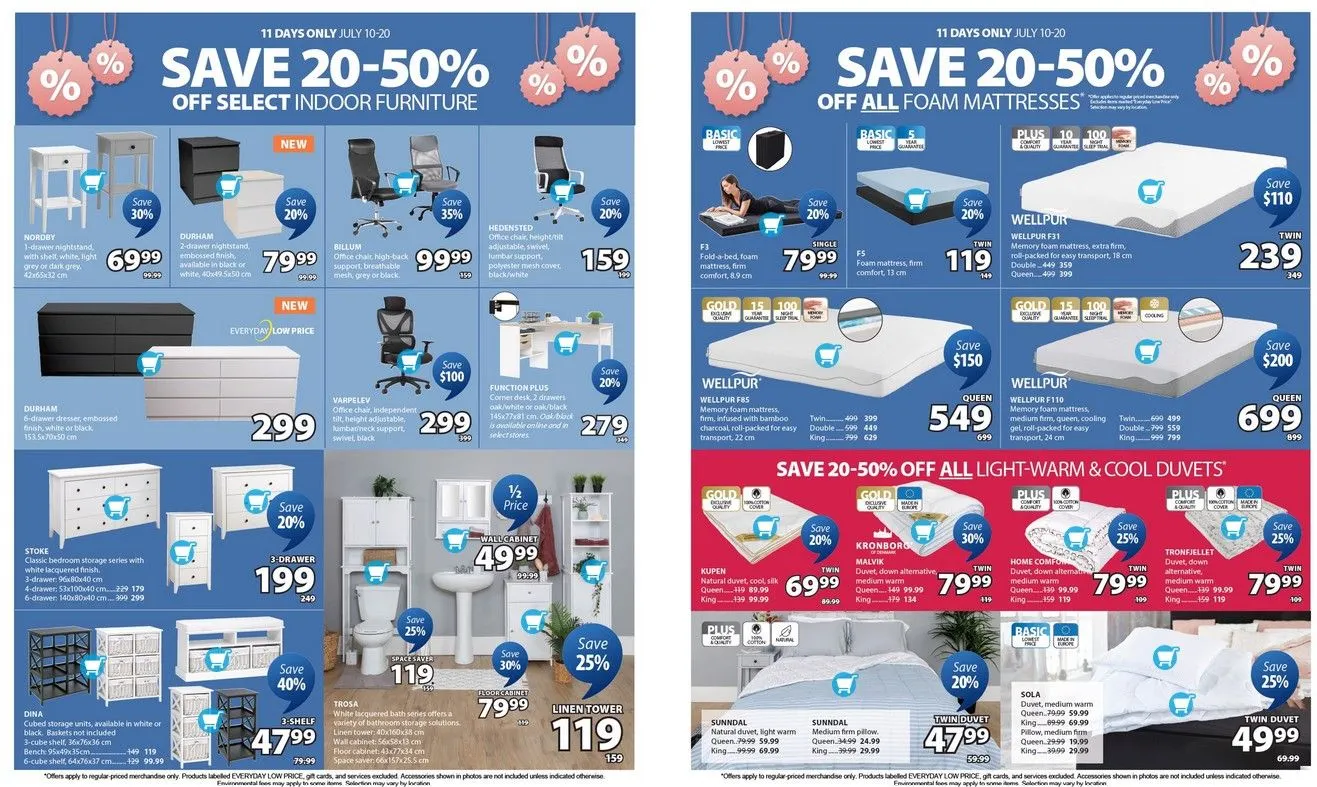 JYSK Sales from July 10 to July 23 2025 - flyer page 7