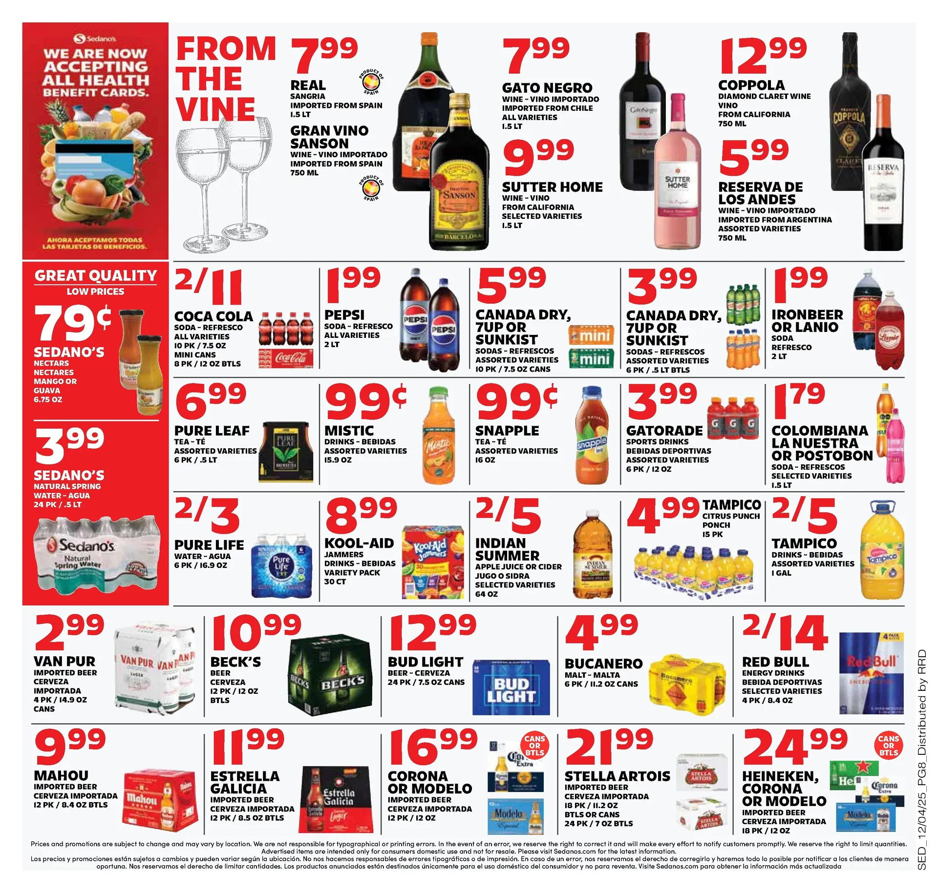 Weekly ad Sedano's Sales from December 3 to December 9 2025 - Page 8
