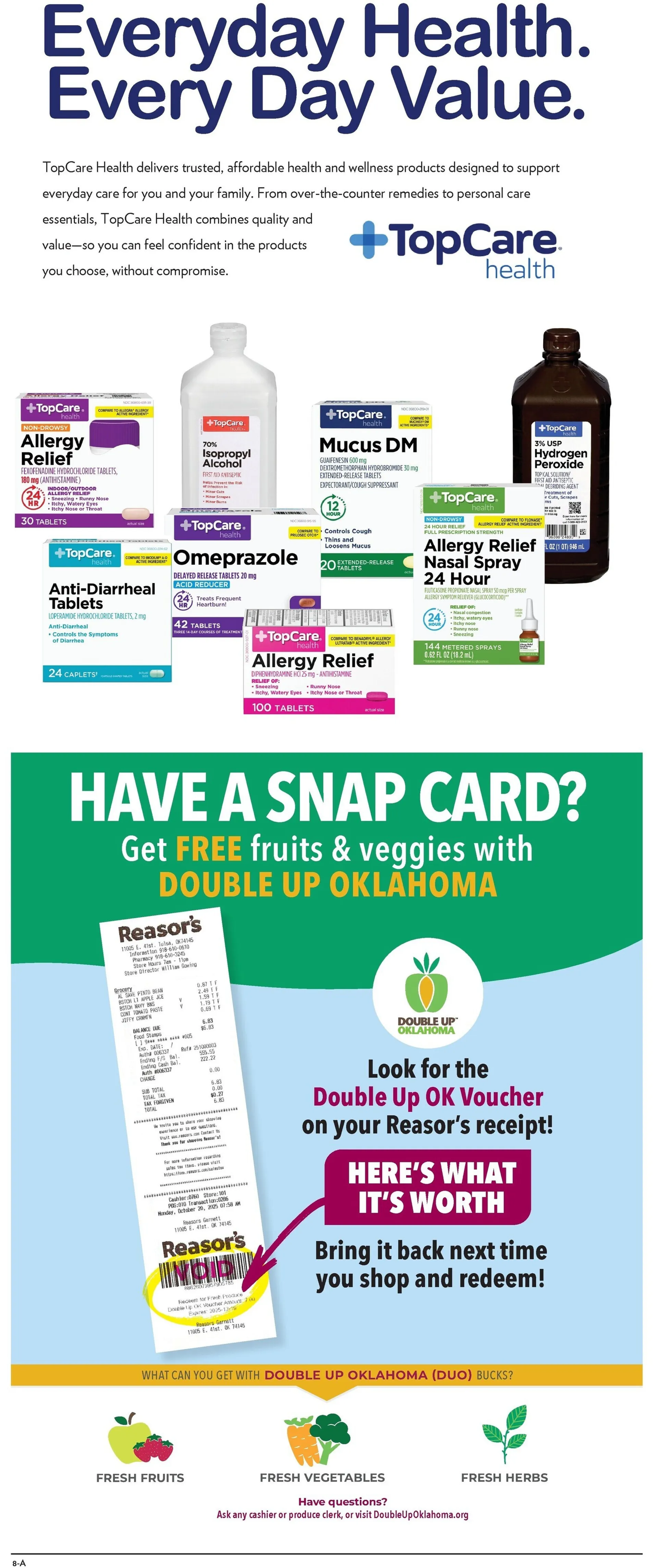 Weekly promotion Reasor's  Sales spanning from May 20 to May 26 2026 - Page 8 for Catalogue 365