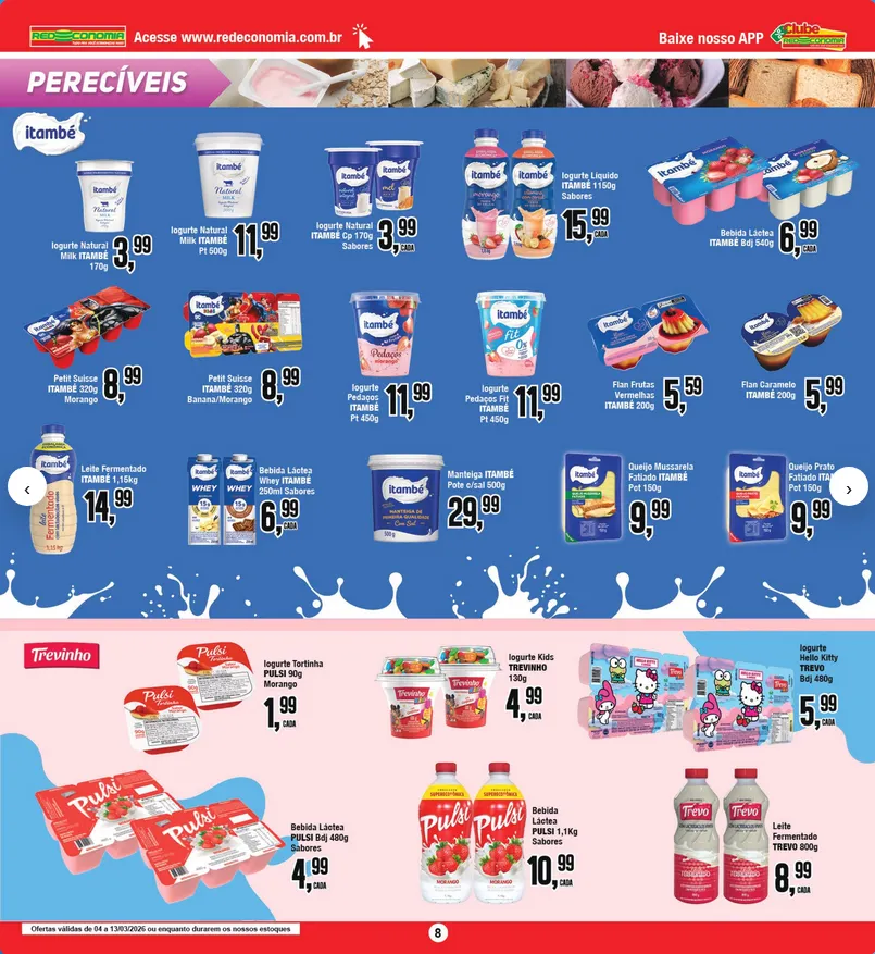 Encarte de Folhetos Redeconomia 5 de março até 6 de março 2026 - Pagina 8