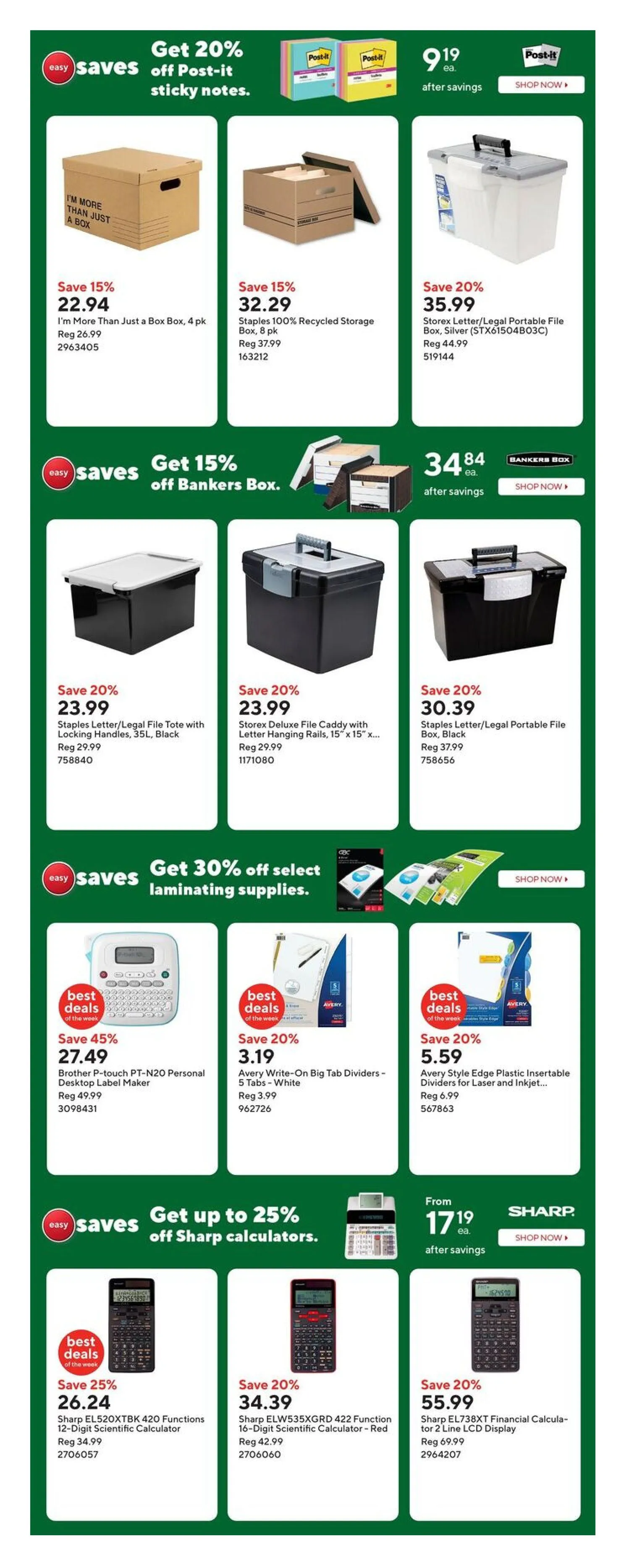Staples Sales from September 26 to October 2 2025 - flyer page 8