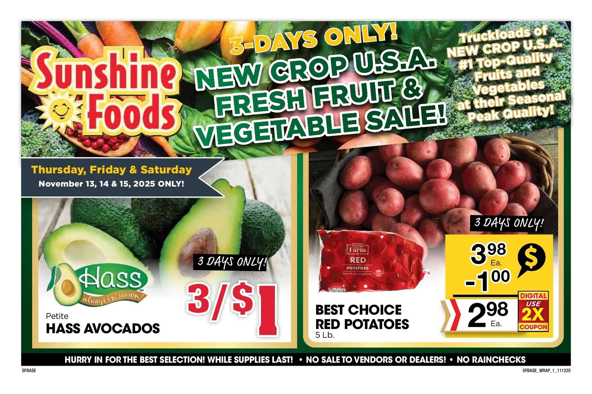 Weekly ad Sunshine Foods Sales from November 12 to November 18 2025 - Page 8