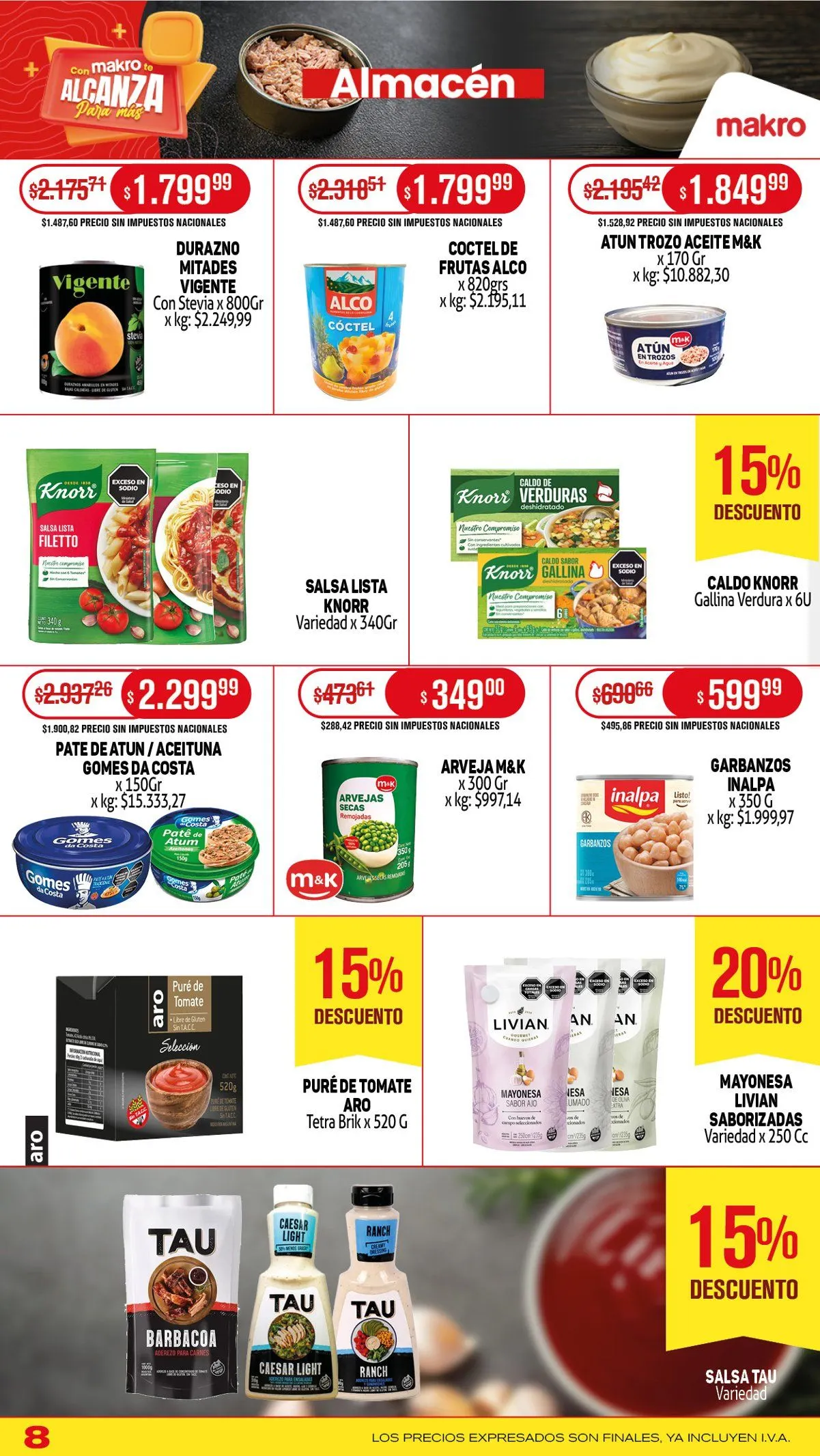 Ofertas de Makro Ofertas 29 de mayo al 5 de junio 2025 - Página 8 del catálogo