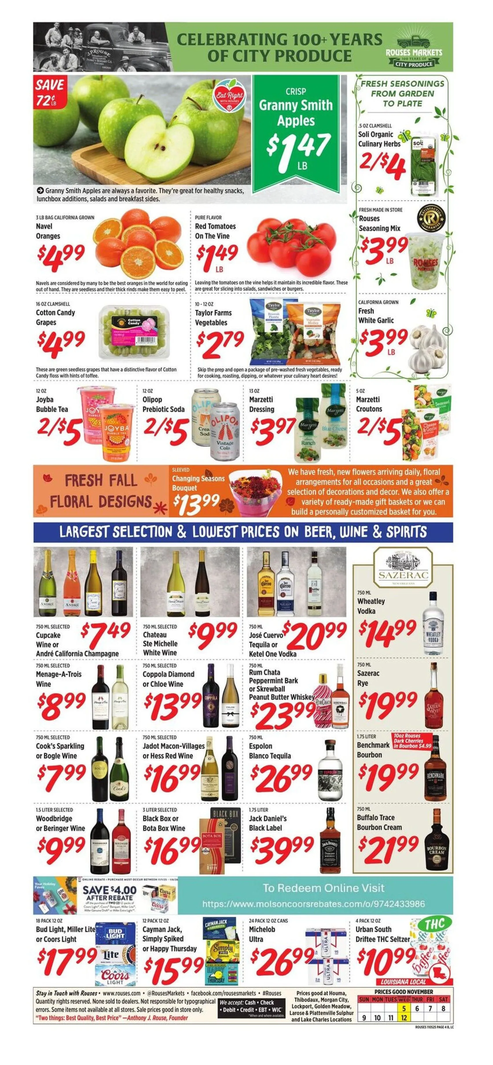 Weekly ad Rouses  Markets Sales from November 5 to November 11 2025 - Page 8