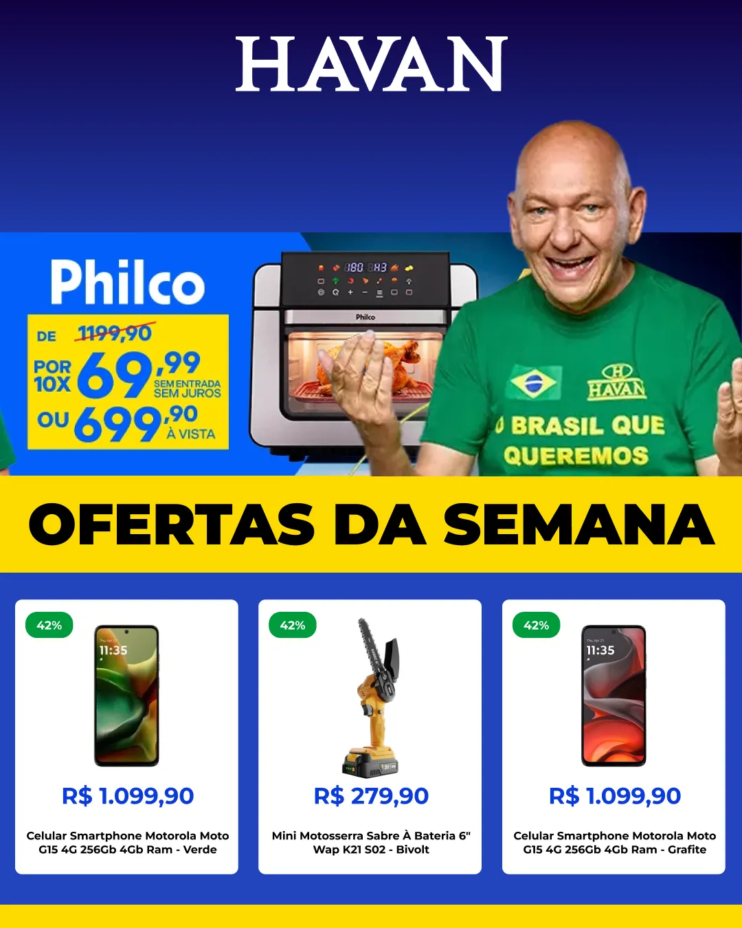 Encarte de Havan Folhetos 17 de abril até 30 de abril 2026 - Pagina 1