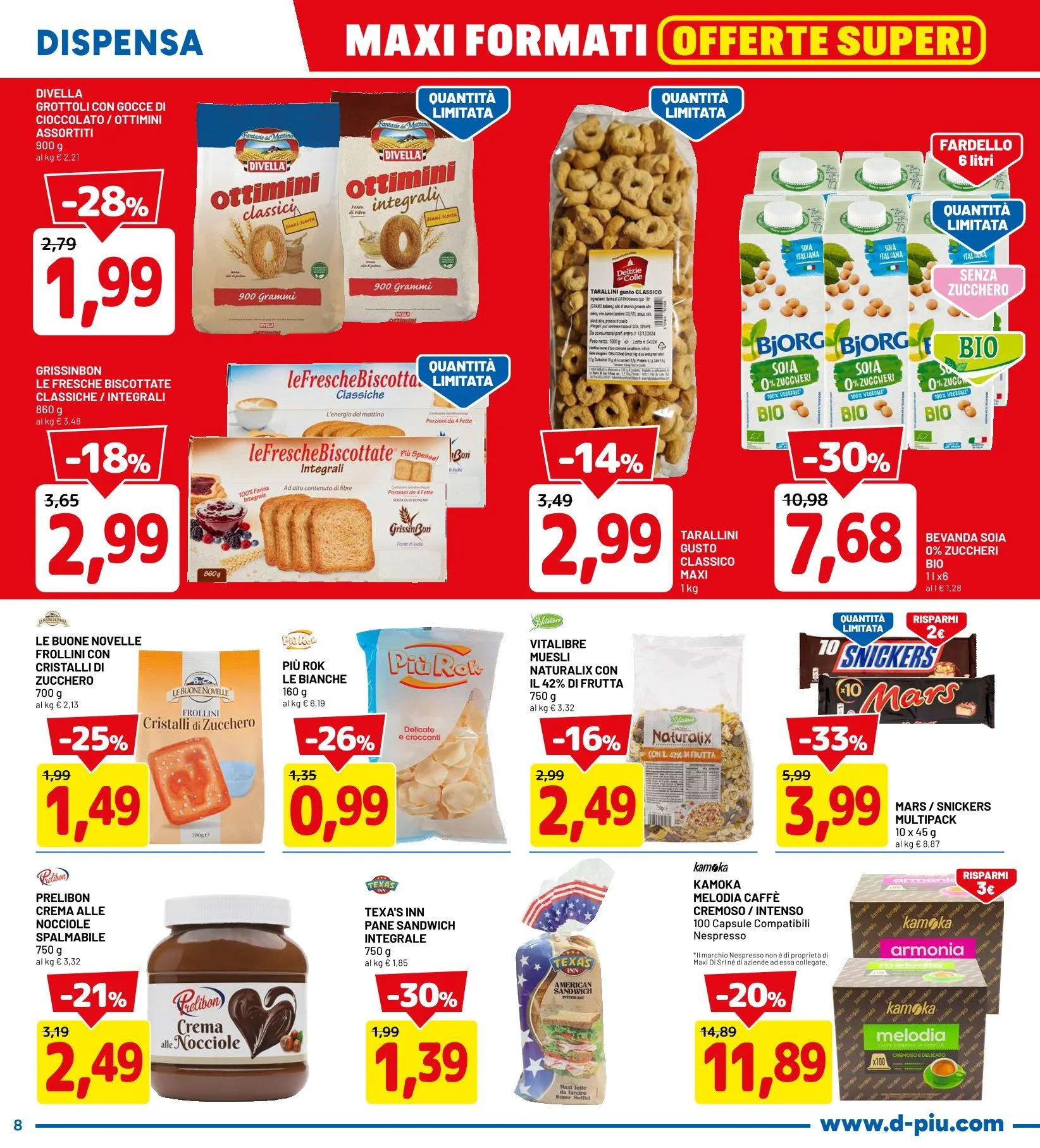  Volantini D Più da 27 ottobre a 5 novembre di 2025 - Pagina del volantino 8