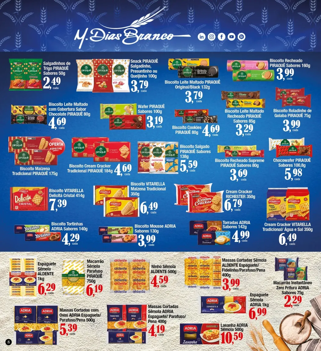 Encarte de  Folhetos Unidos Supermercados 16 de junho até 30 de junho 2026 - Pagina 8