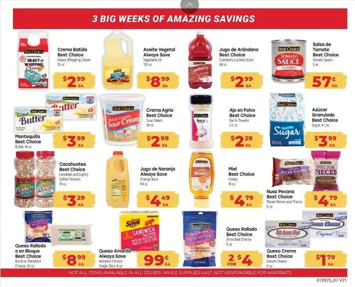 Weekly ad El Rancho Sales from July 9 to July 29 2025 - Page 7