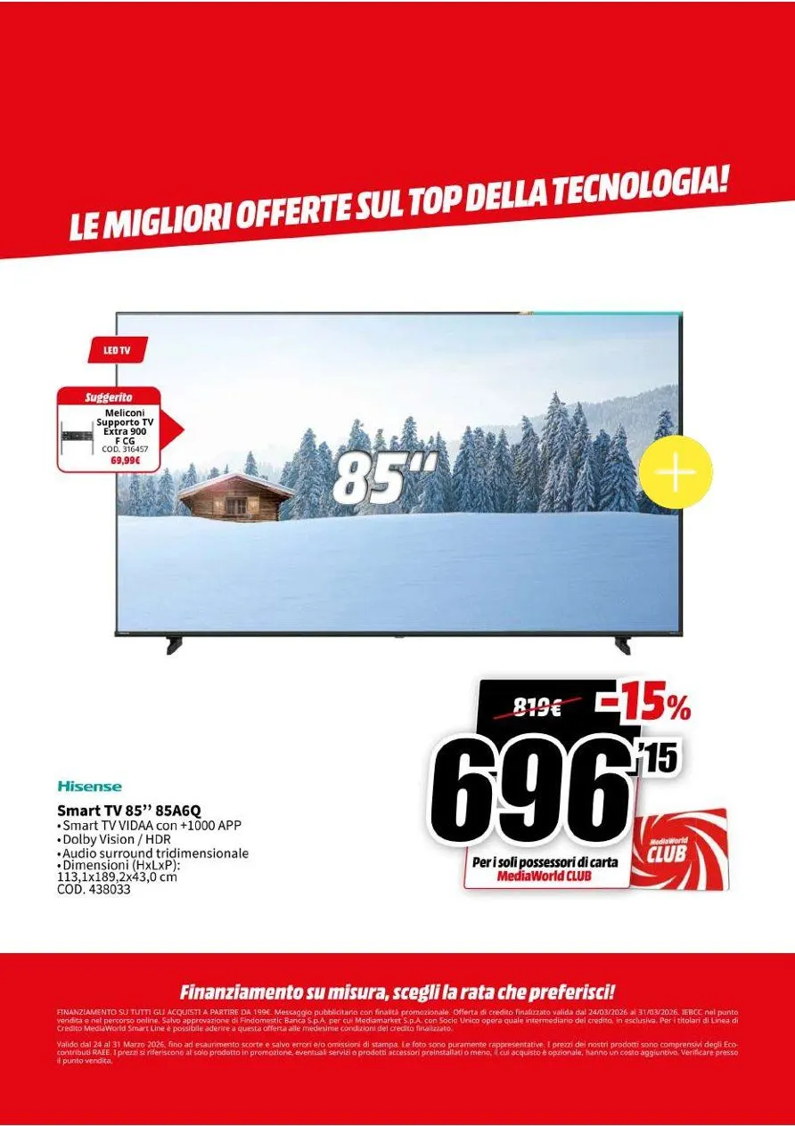  Mediaworld Volantino da 24 marzo a 31 marzo di 2026 - Pagina del volantino 8