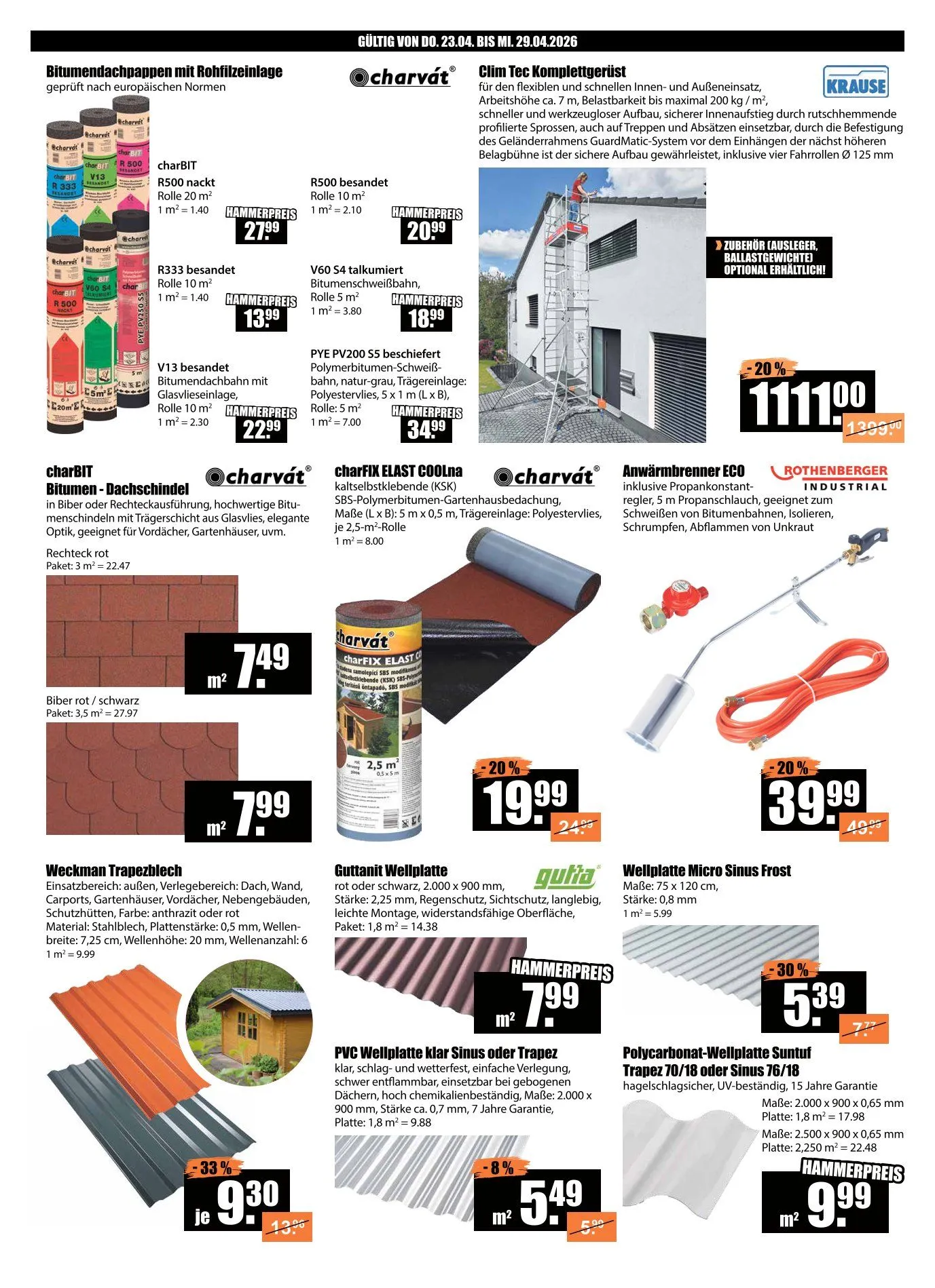  V-Baumarkt Prospekte von 23. April bis 29. April 2026 - Prospekt seite 8