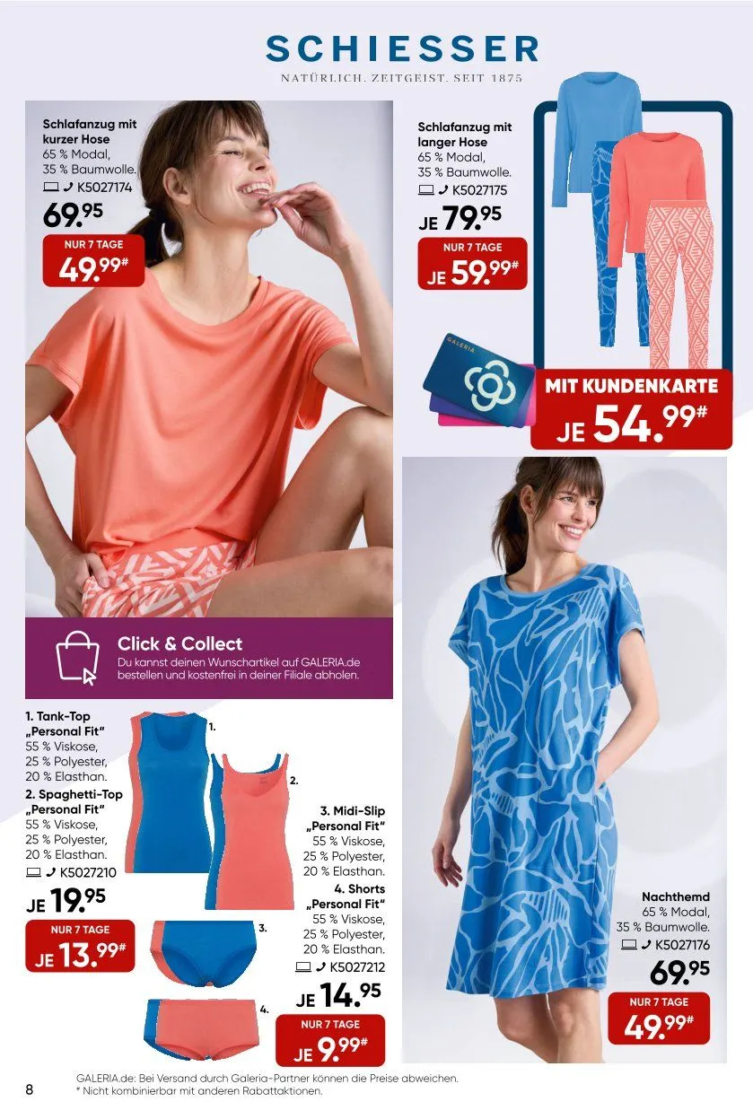 GALERIA Karstadt Kaufhof Prospekt von 3. April bis 8. April 2025 - Prospekt seite 8