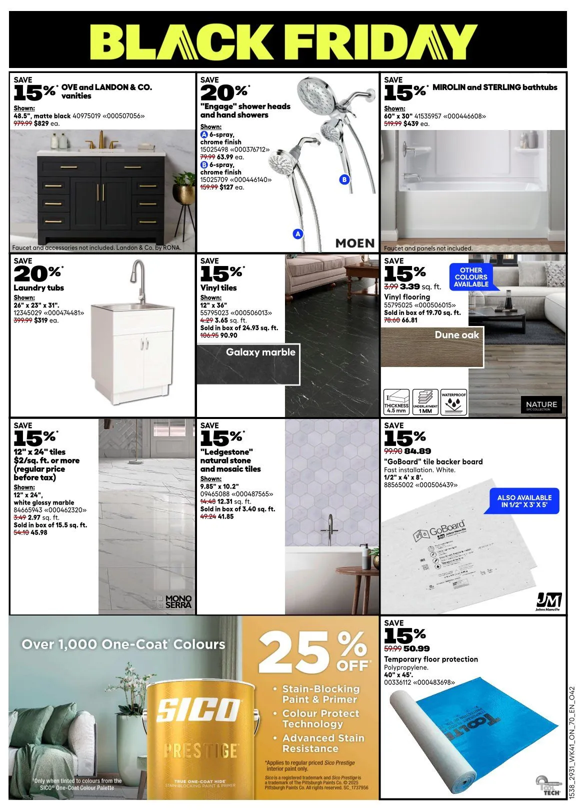 RONA Sales from November 6 to November 19 2025 - flyer page 8