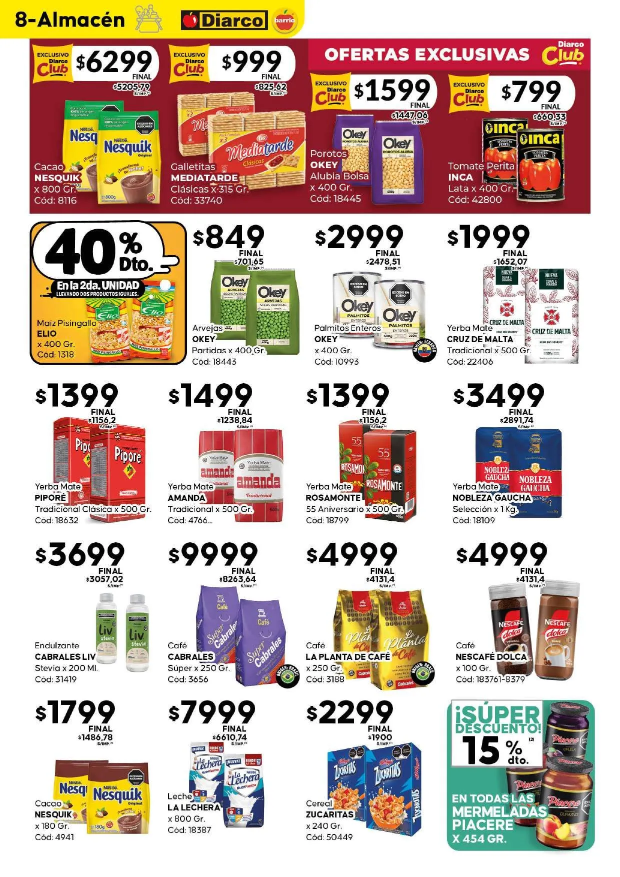Ofertas de Diarco Ofertas 2 de junio al 8 de junio 2025 - Página 8 del catálogo