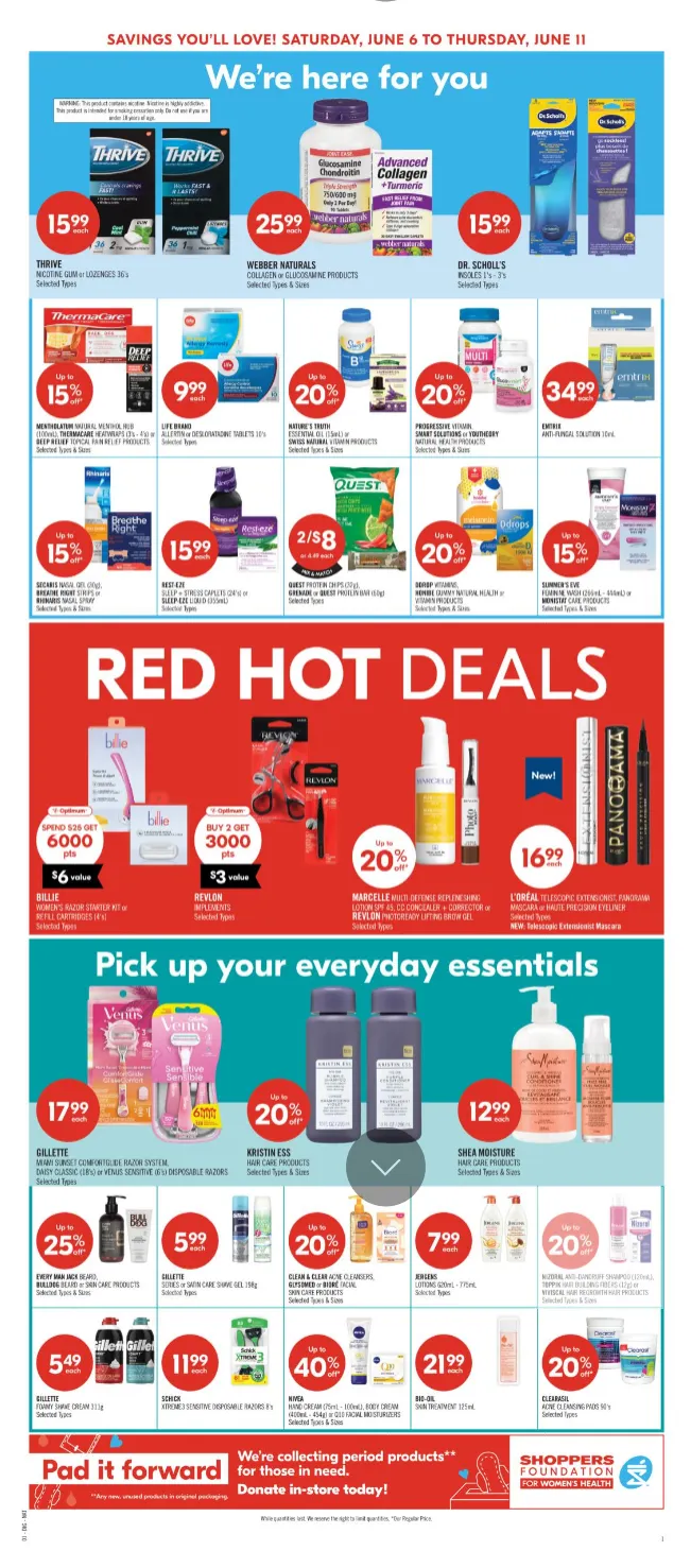  Shoppers Drug Mart Sales from June 6 to June 11 2026 - flyer page 8