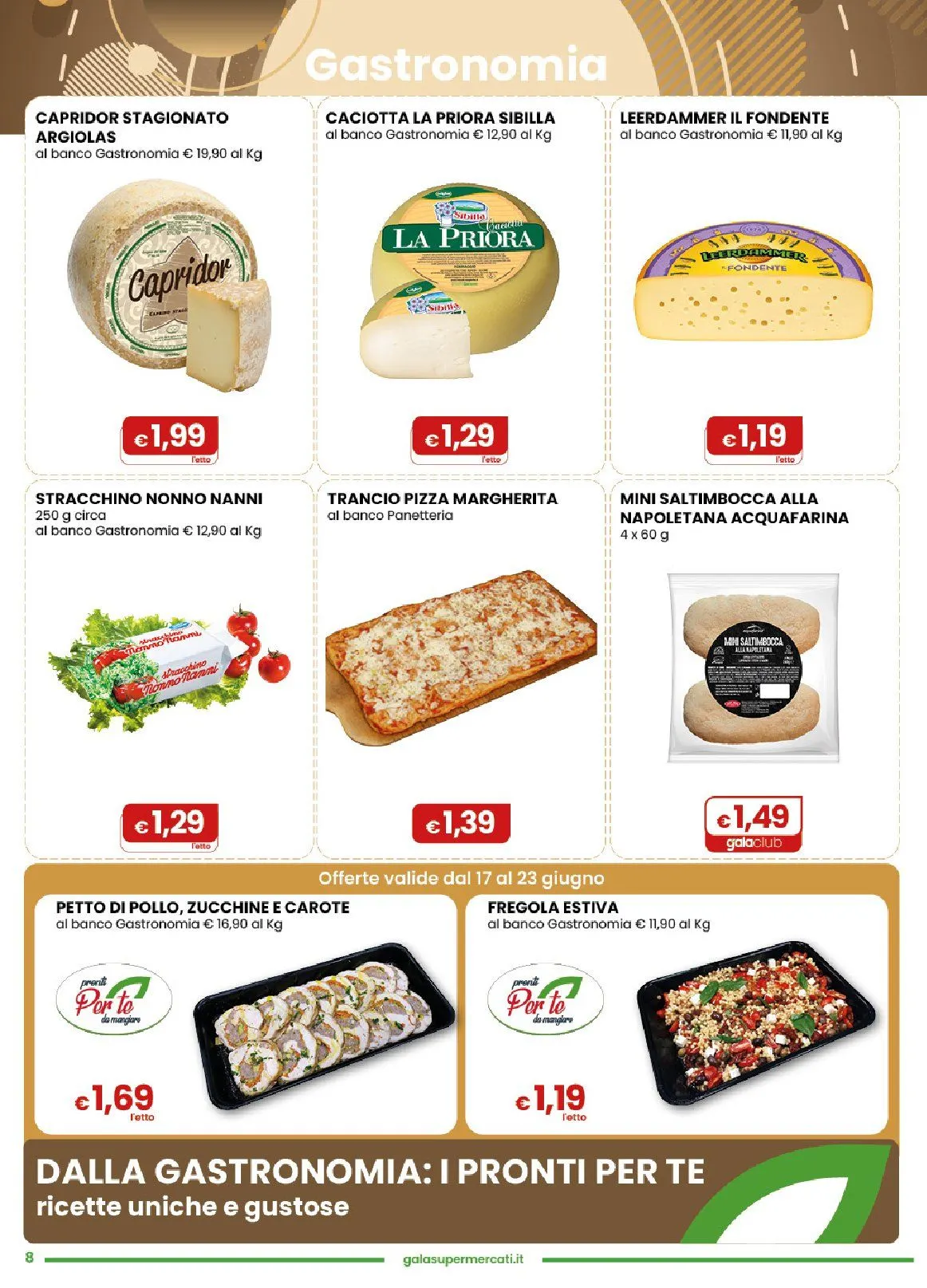 Volantini Gala Supermercati da 17 giugno a 30 giugno di 2026 - Pagina del volantino 8