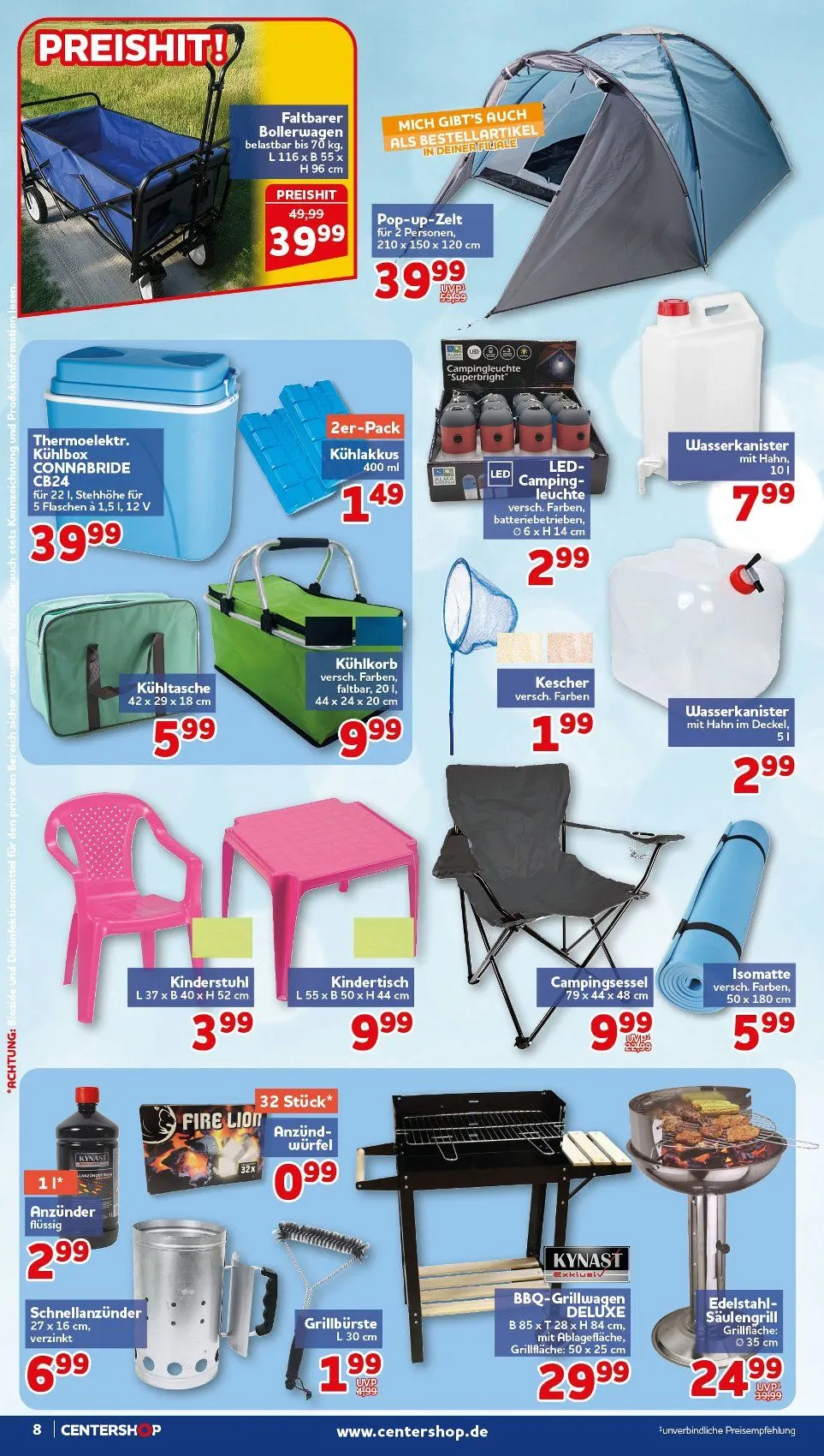 CENTERSHOP Prospekte von 13. Juli bis 18. Juli 2026 - Prospekt seite 8