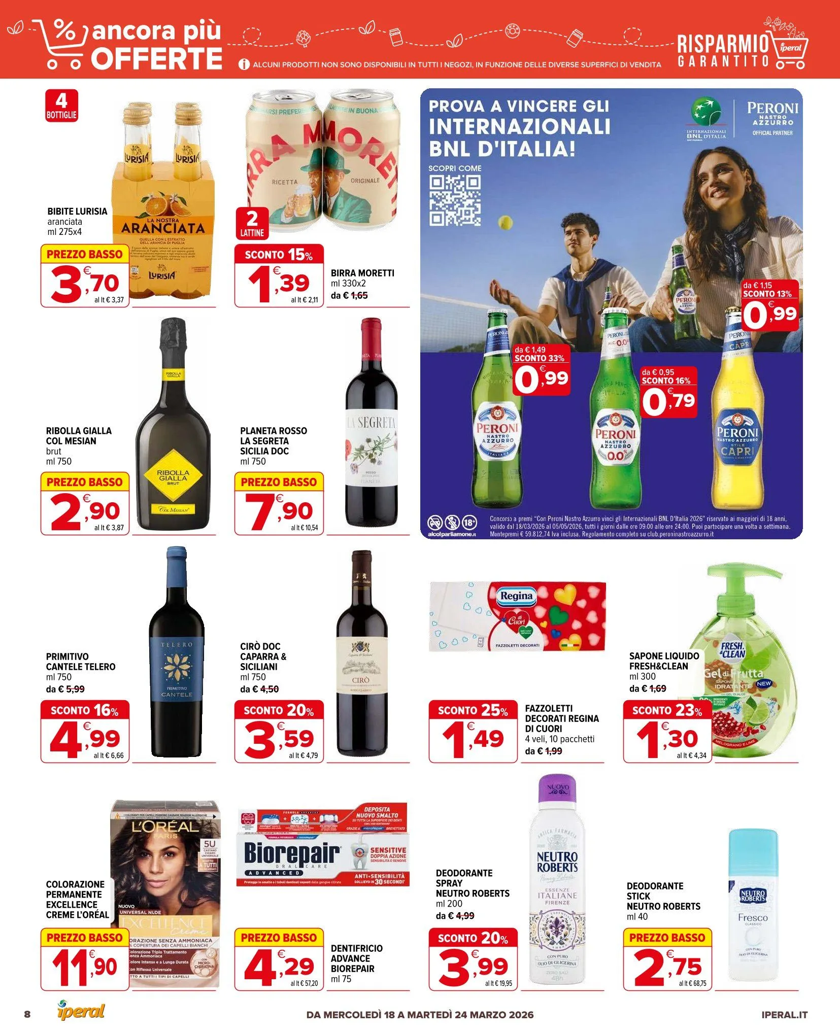 Volantini Iperal da 18 marzo a 24 marzo di 2026 - Pagina del volantino 8