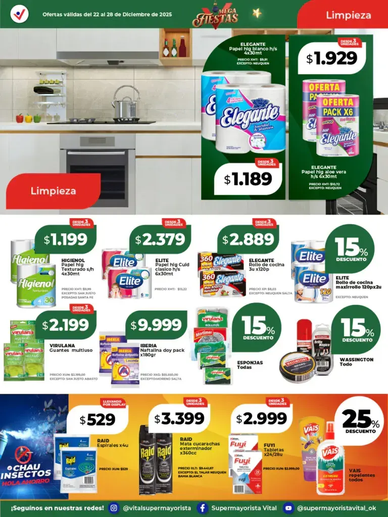 Ofertas de Vital Ofertas 22 de diciembre al 28 de diciembre 2025 - Página 7 del catálogo